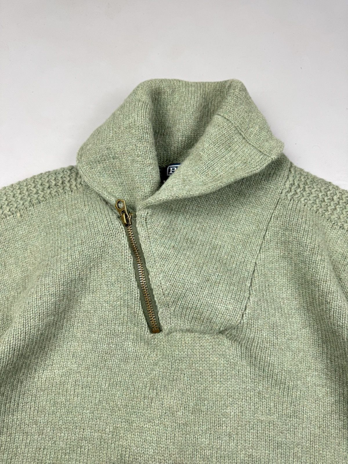 Polo Ralph Lauren Polo Ralph lauren vintage zip lambswool sweater size Xl Size US L / EU 52-54 / 3 - 3 Thumbnail