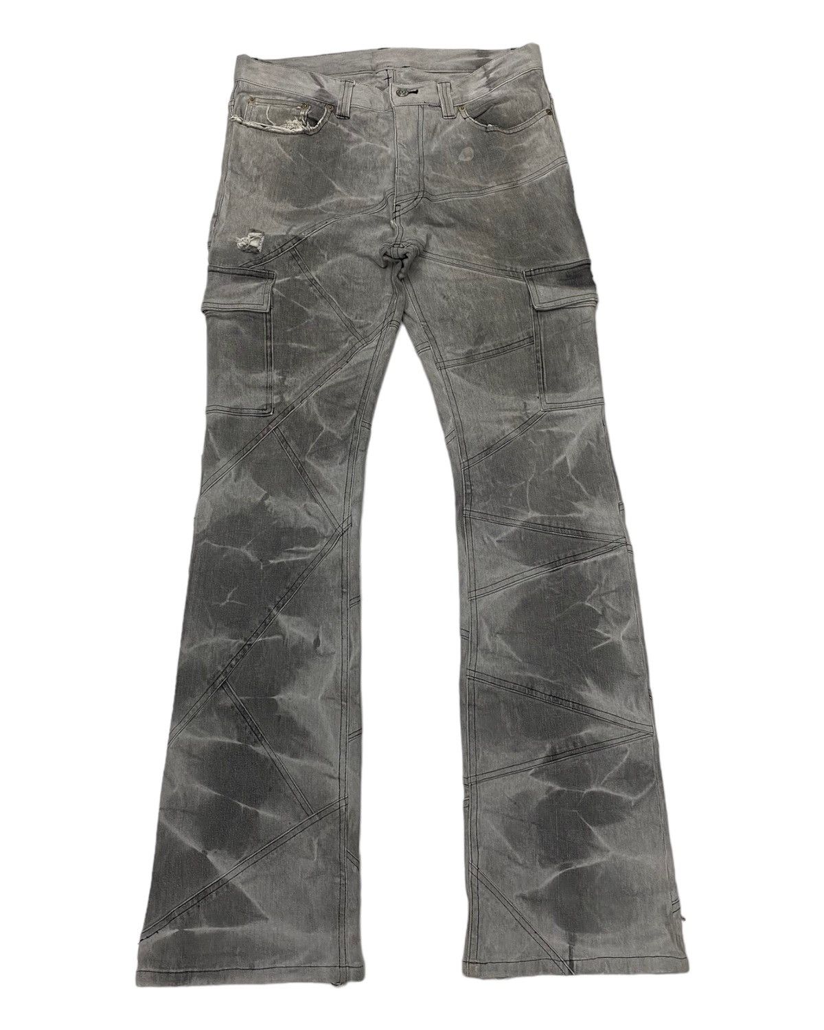 Beauty Beast × Hysteric Glamour 🔥MODERN LOVERS MULTI POCKET FLARE CARGO PANTS Size US 32 / EU 48 - 1 Thumbnail