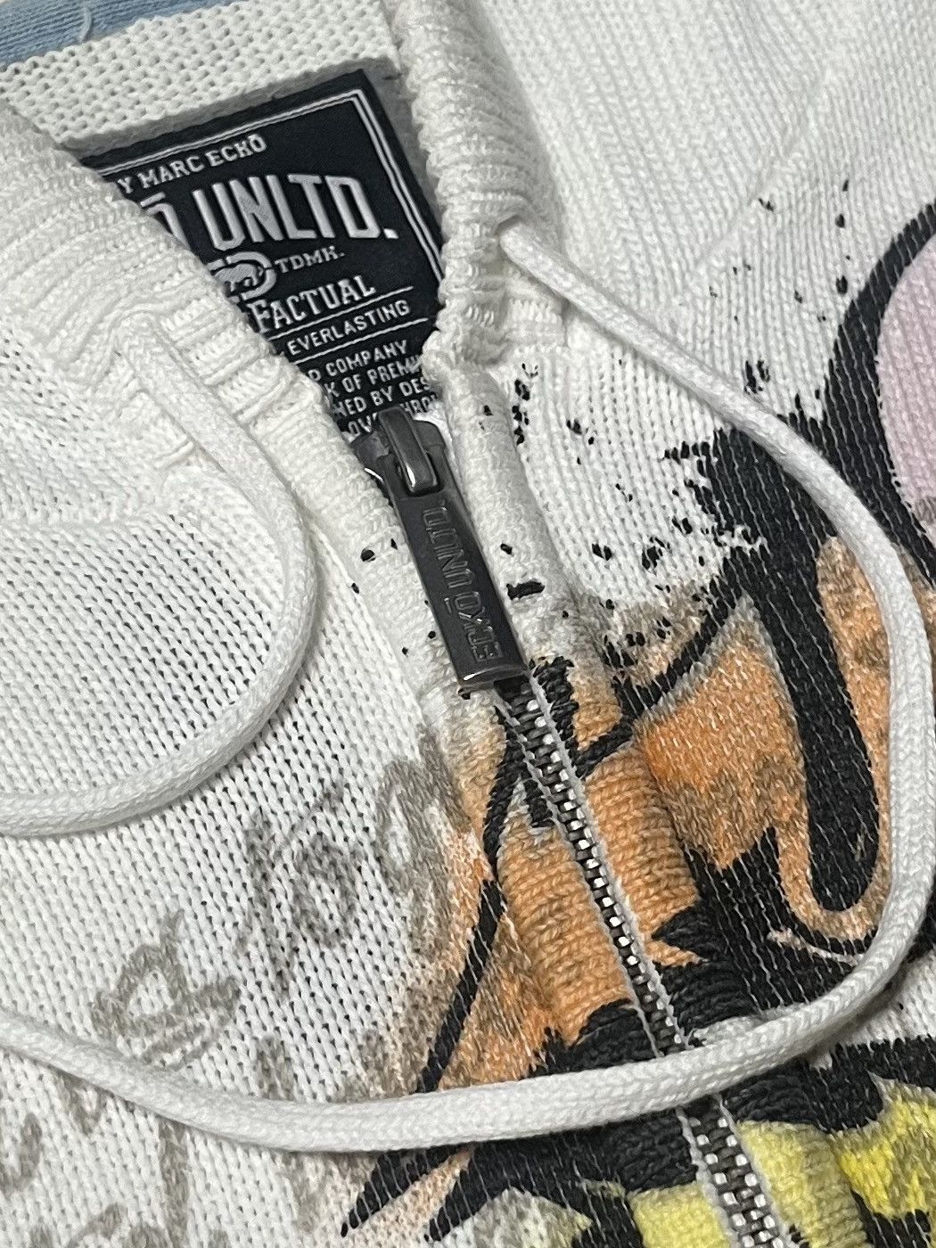 Ecko Unltd. Ecko Unltd. Vintage Zip Hoodie – Graffiti – Size L Size US L / EU 52-54 / 3 - 4 Thumbnail