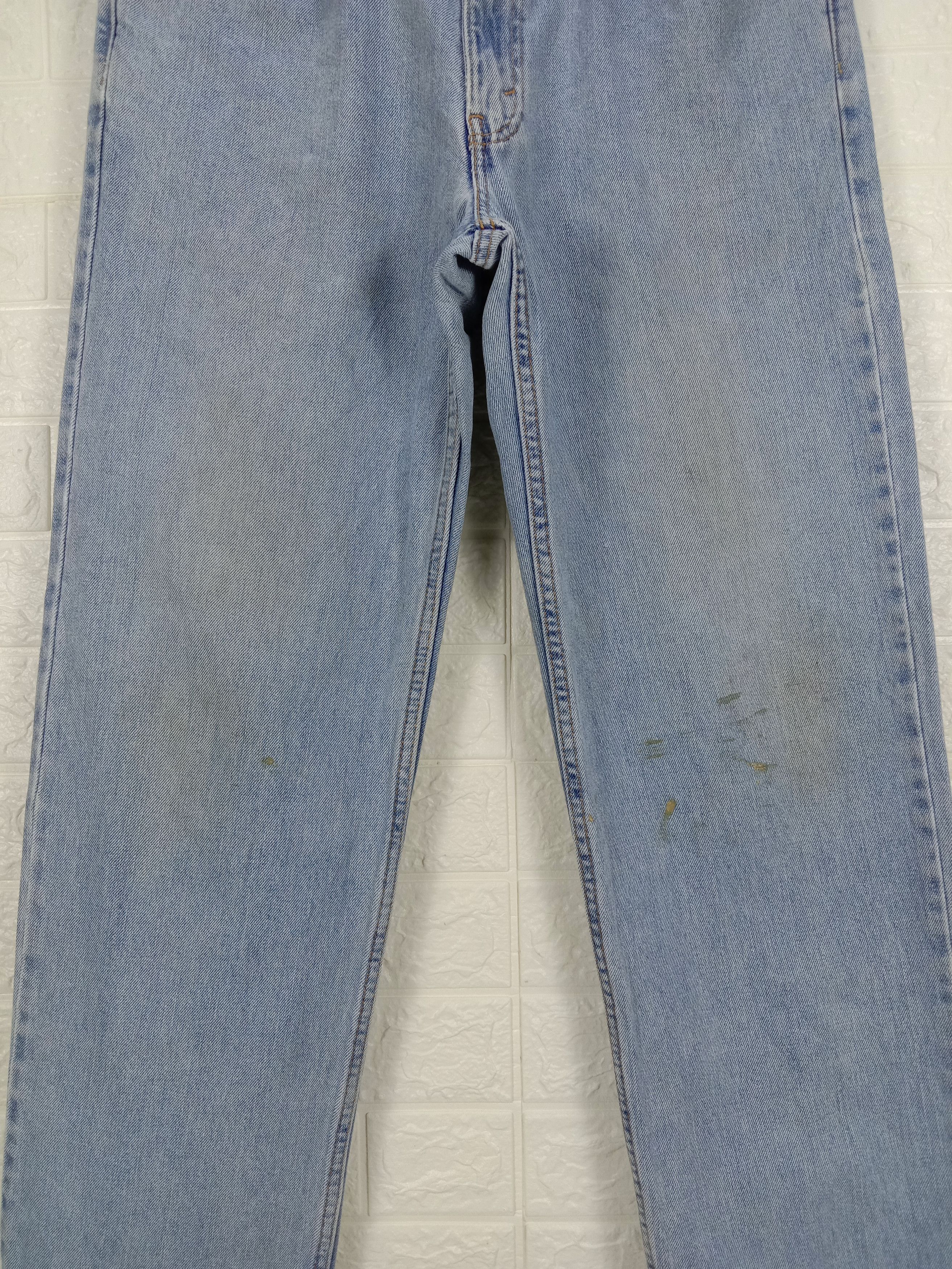 Levi's Vintage Levi's 550 Jeans Relaxed Fit Light Wash Denim Size US 33 - 3 Thumbnail