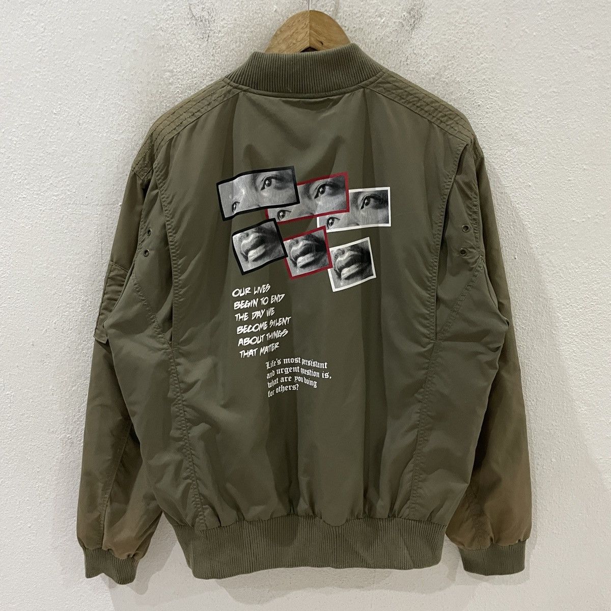 Japanese Brand Vintage Rise As 1ne Japan Art Bomber Jacket Size US XL / EU 56 / 4 - 8 Thumbnail