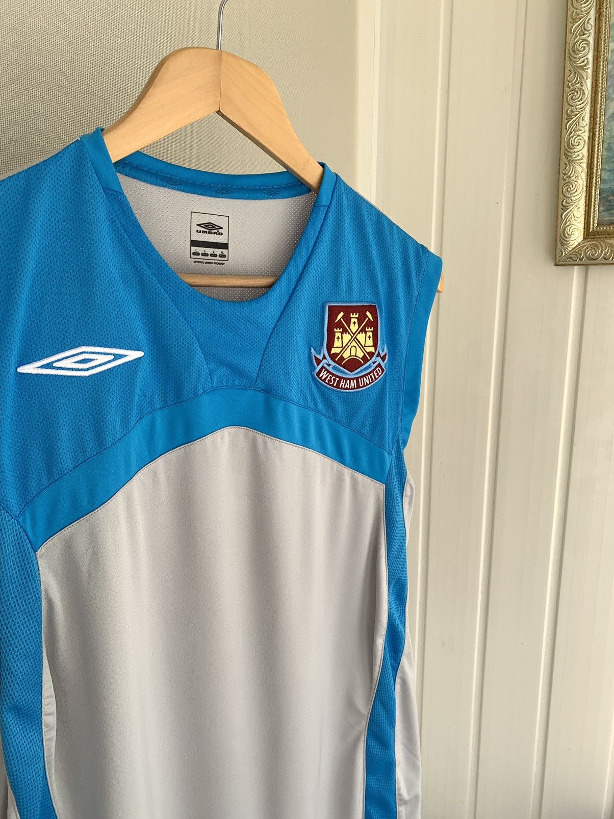 Umbro Umbro WEST HAM Vintage 2008-2009 Training Jersey Size L Size US L / EU 52-54 / 3 - 3 Thumbnail