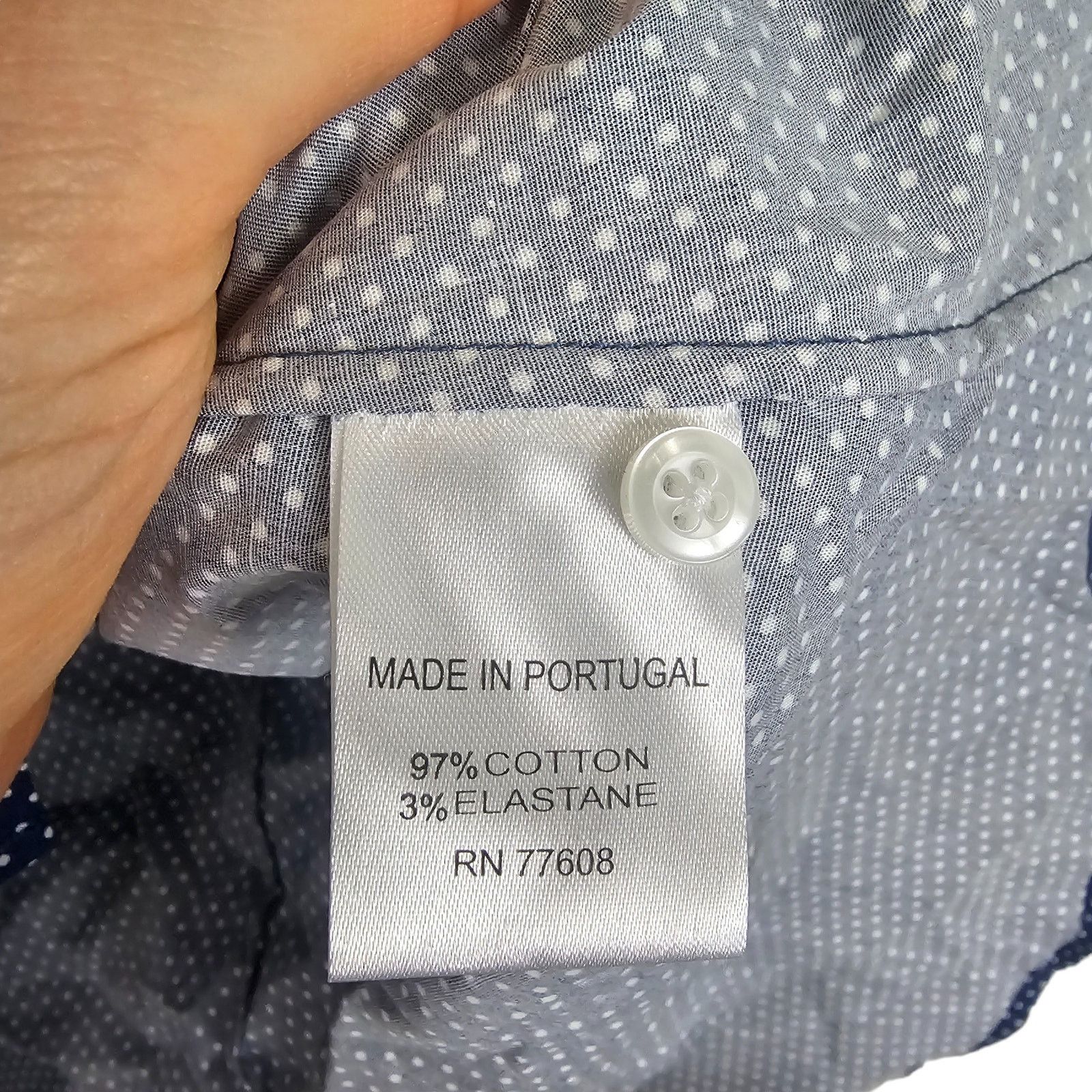 J. Peterman J. Peterman Womens Polka Dot Button Top 18 Classic Timeless Size XXL / US 16-18 / IT 52-54 - 7 Thumbnail