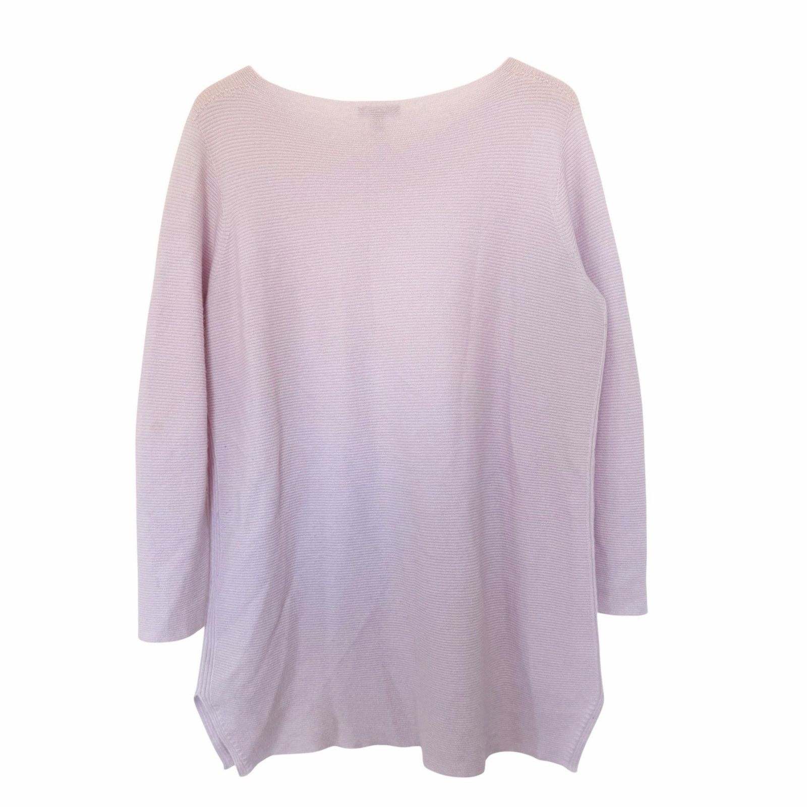 Eileen Fisher Eileen Fisher 100% Cashmere Ribbed Sweater Sz M Size M / US 6-8 / IT 42-44 - 4 Thumbnail