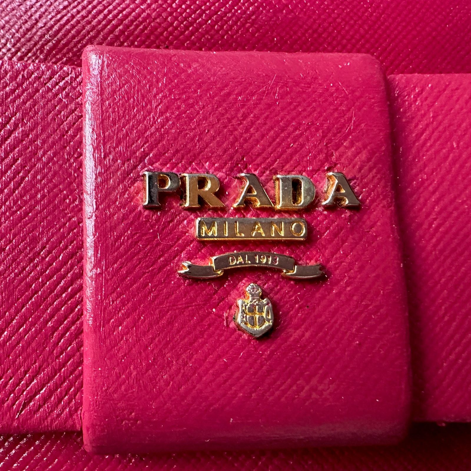 Prada PRADA Milano Fiocco Ribbon Saffiano Leather Long Wallet Size ONE SIZE - 5 Thumbnail