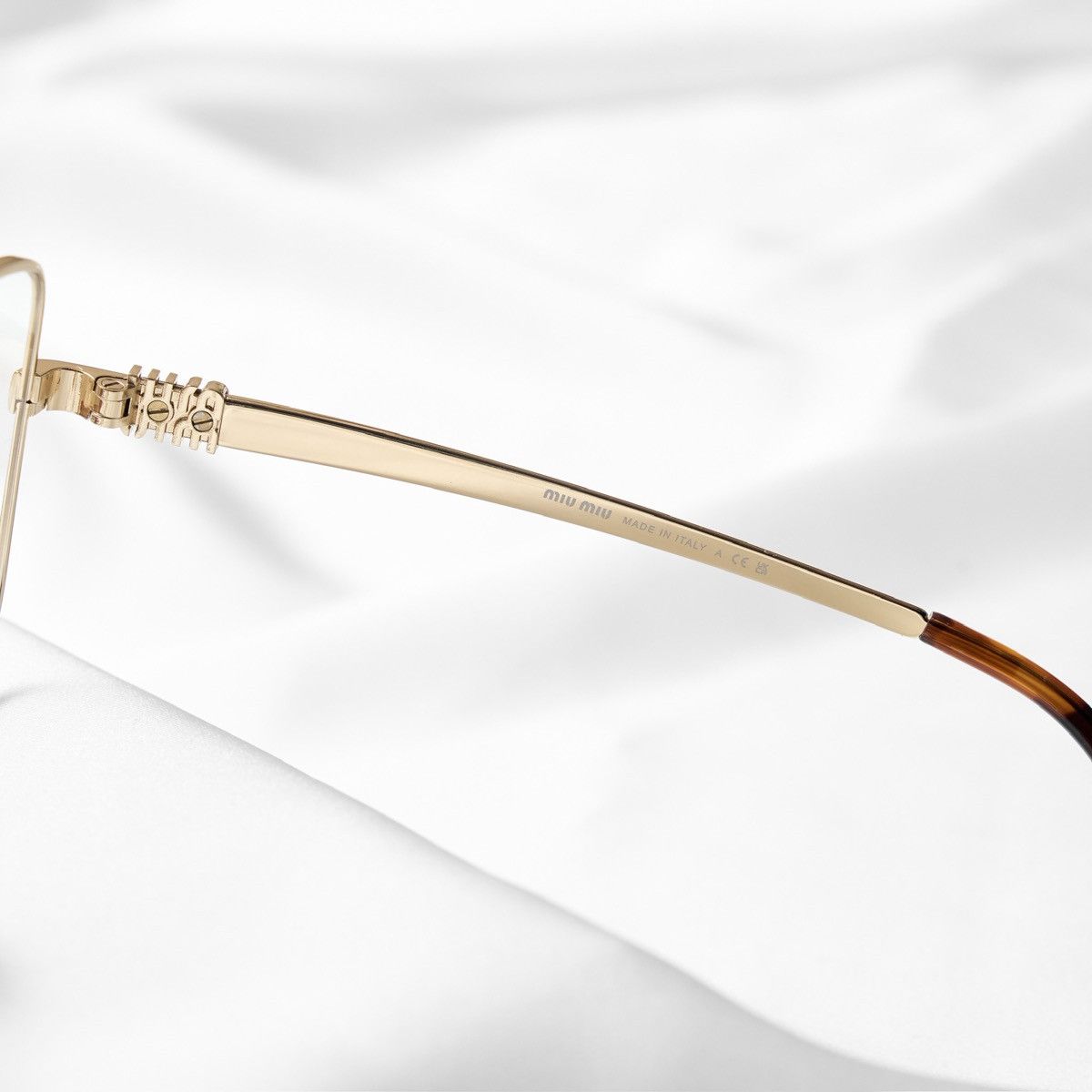 Miu Miu MIU MIU 0MU 51YV ZVN1O1 GLASSES Size ONE SIZE - 4 Thumbnail