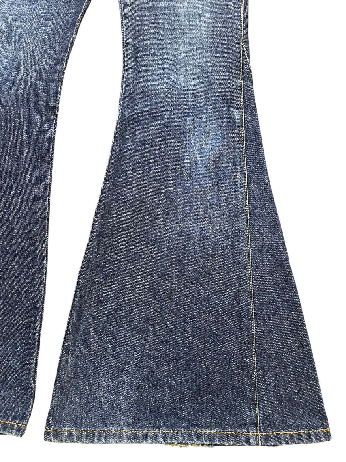 Hysteric Glamour Vintage Japanese Brand Blue Faded Wash Wide Leg Bell Bottom Size US 29 - 8 Thumbnail