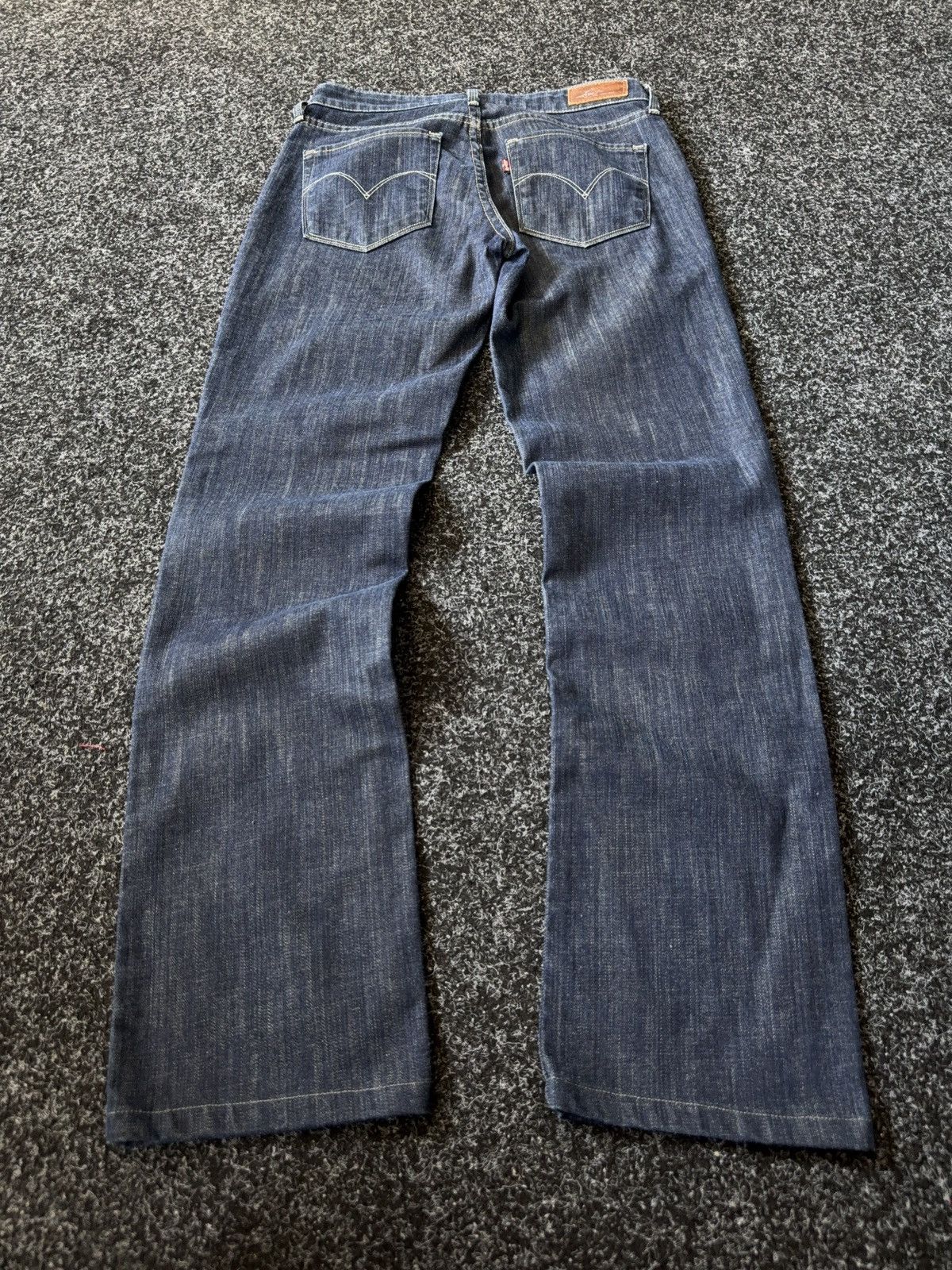 Levi's Western 00s Y2K Levi’s Demi Curve Straight Leg Jeans W25 Size 25" / US 0 / IT 36 - 8 Thumbnail