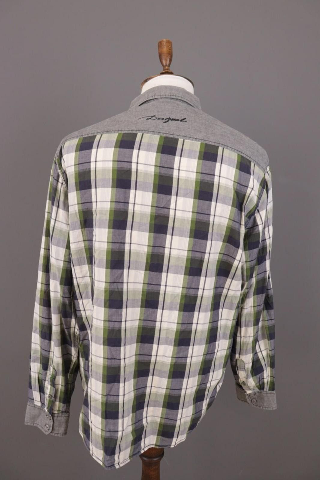 Desigual Desigual Multicolor Check Button Down Shirt Size 2XL Size US XXL / EU 58 / 5 - 7 Thumbnail