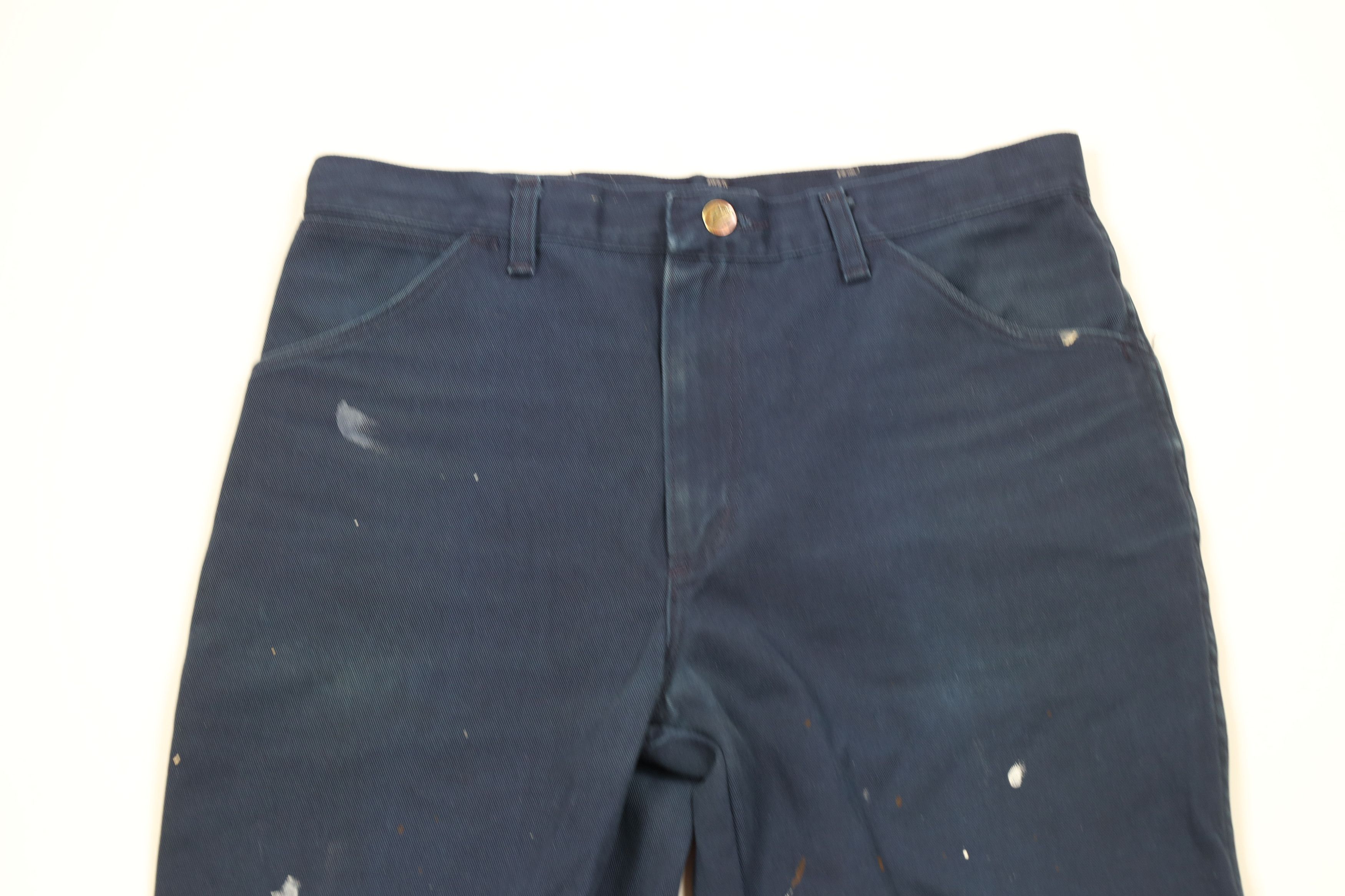 Vintage Vintage 70s Streetwear Workwear Mechanic Wide Leg Pants USA Size US 32 / EU 48 - 2 Thumbnail
