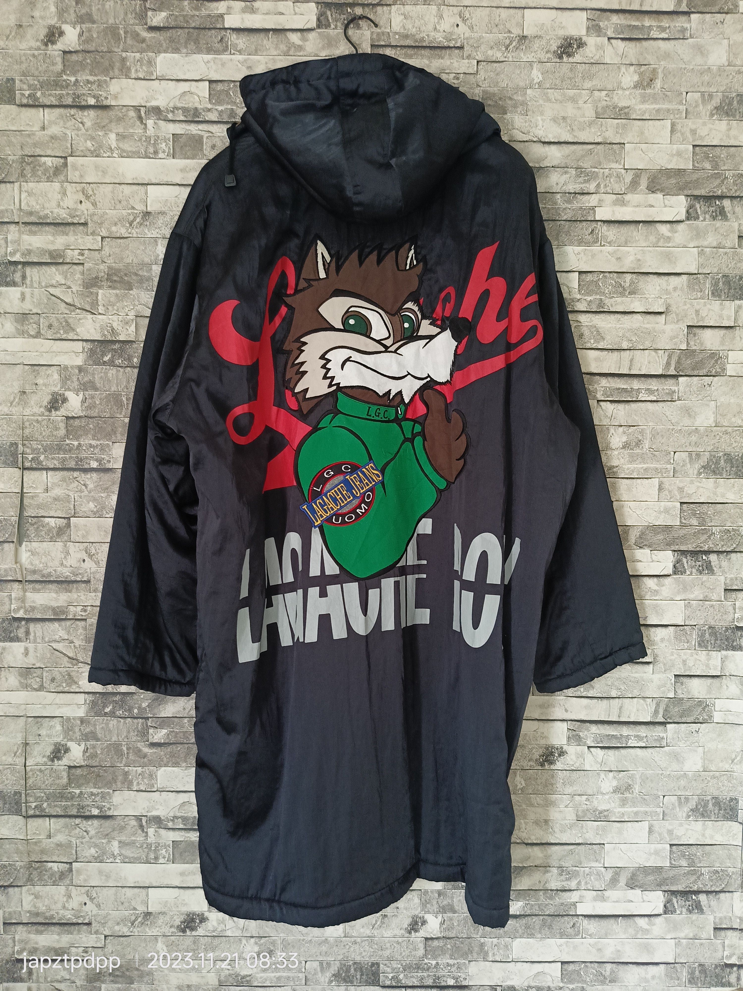 Japanese Brand Vintage Lagache uomo wolf mascot over coat Size US XXL / EU 58 / 5 - 1 Thumbnail