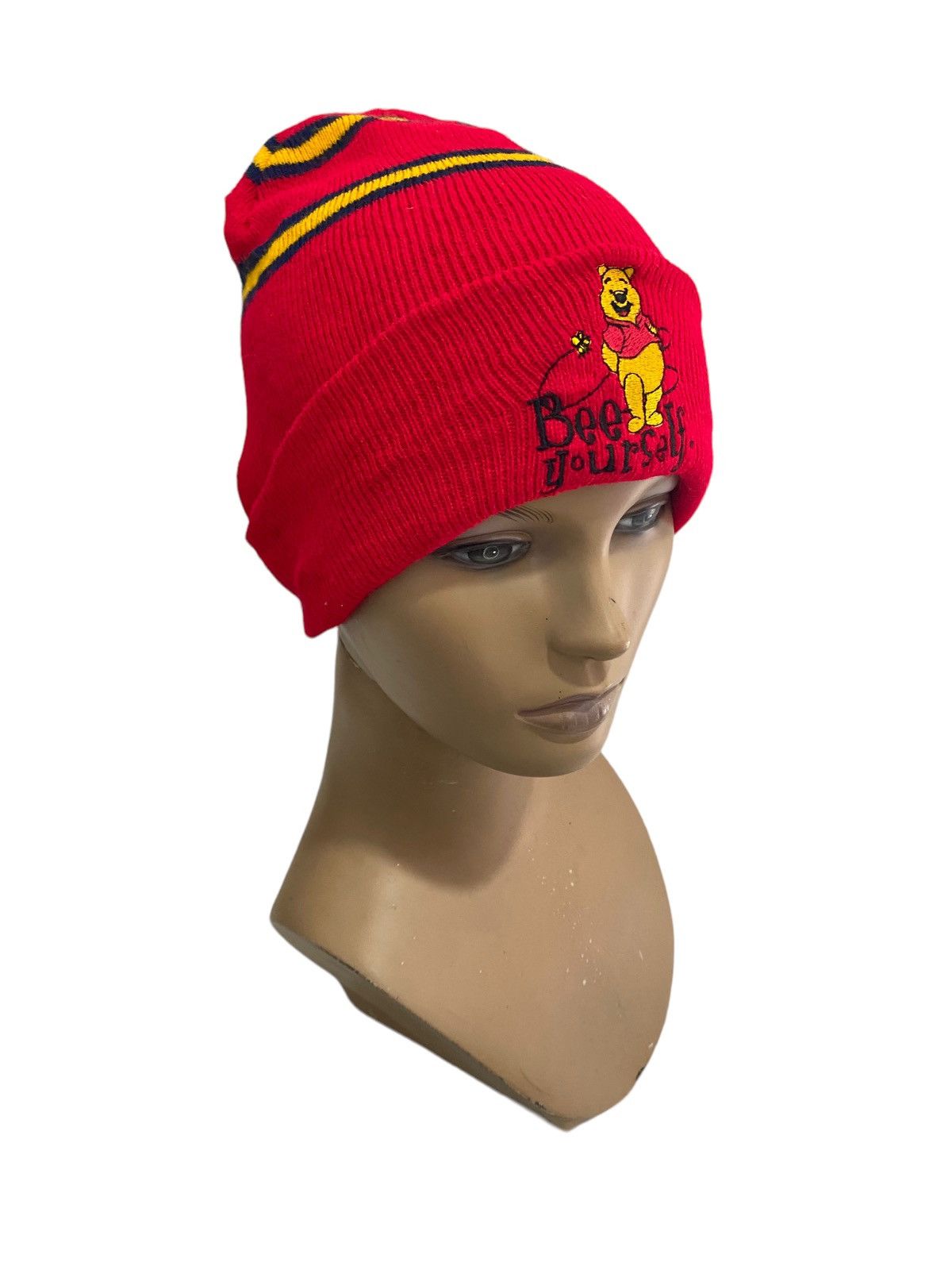 Disney × Vintage POOH Disney beanie sportswear hat Size ONE SIZE - 1 Thumbnail