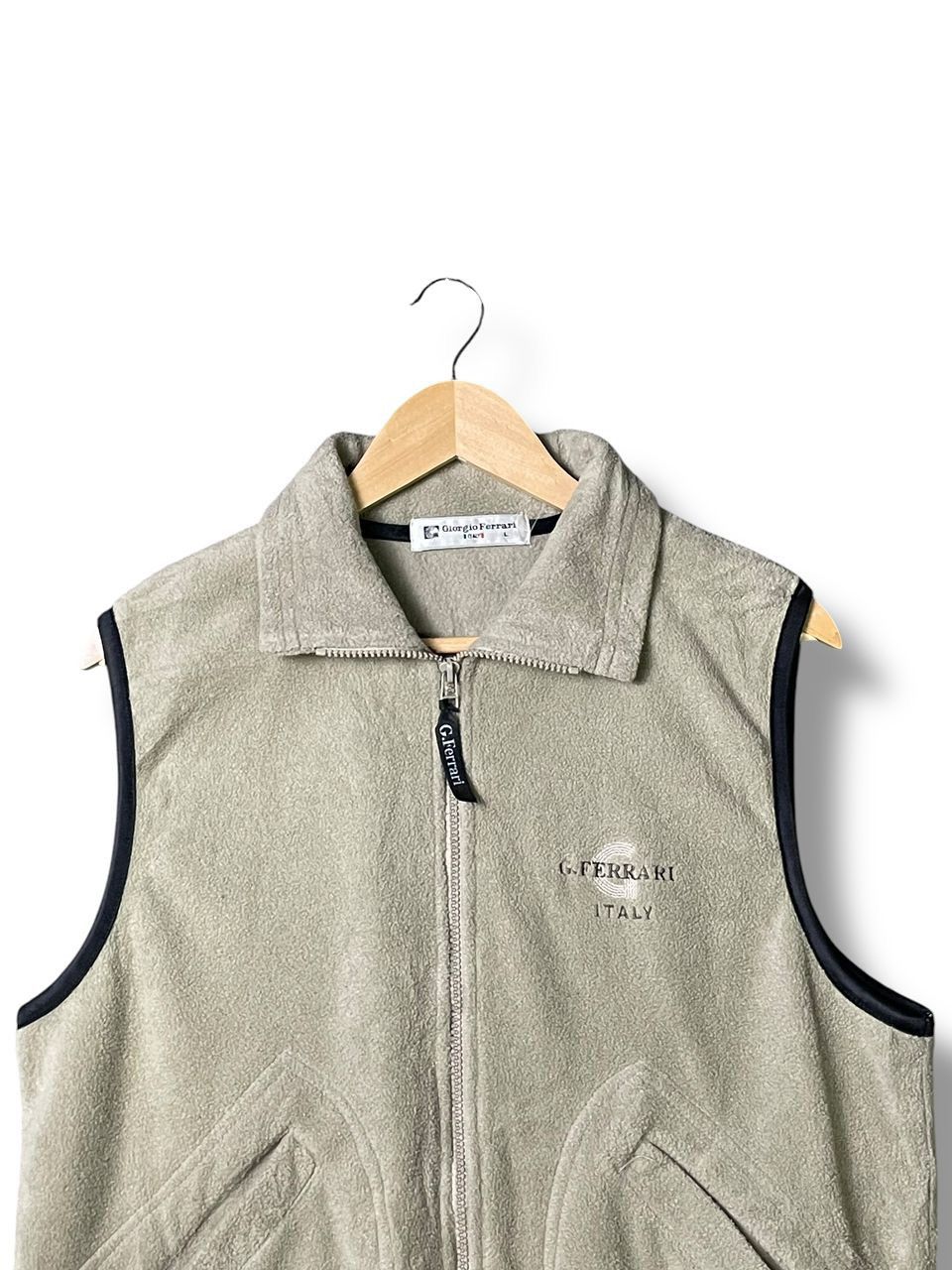 Vintage Vintage 90’s Giorgio Ferrari Fleece Vest (1) Size US L / EU 52-54 / 3 - 4 Thumbnail