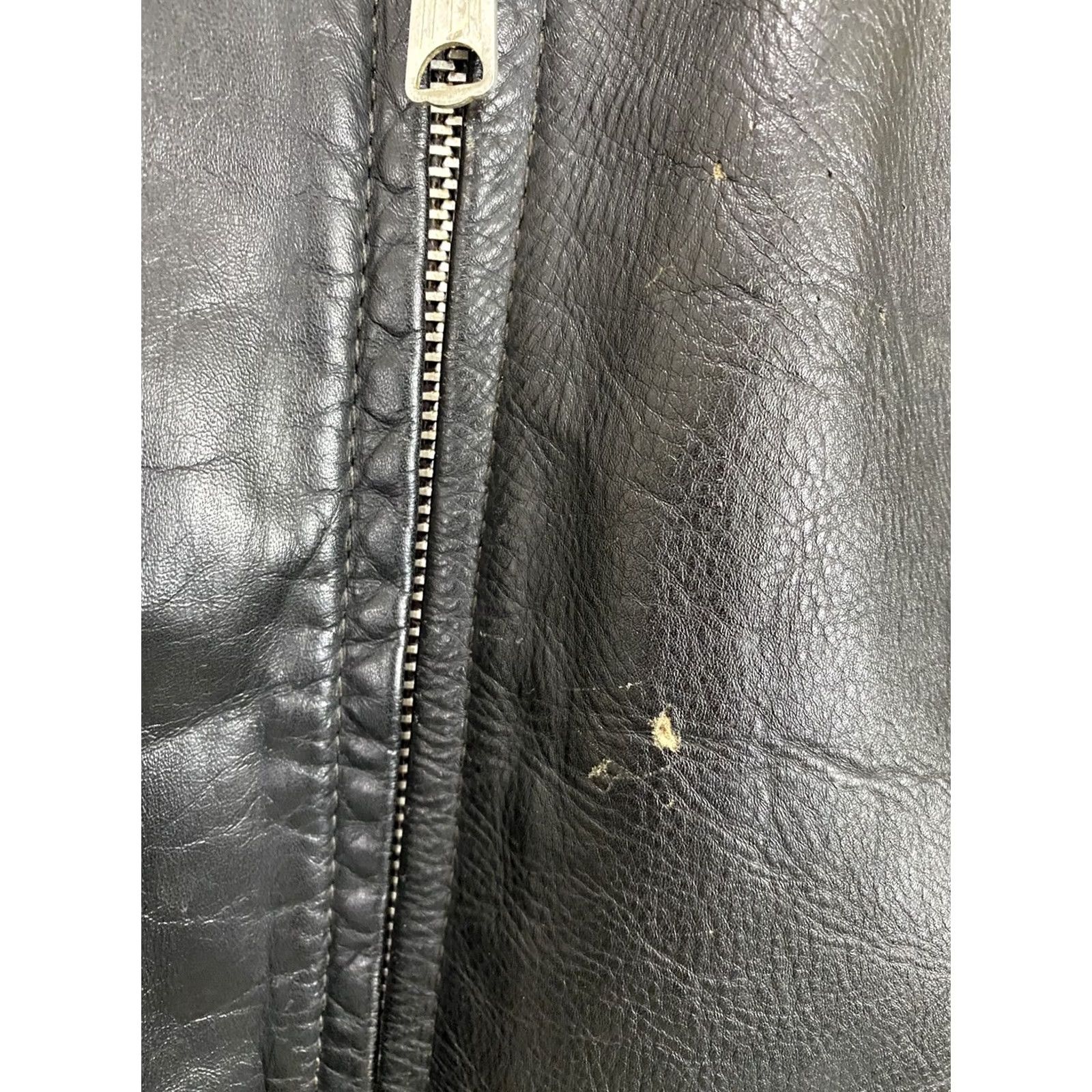 Brooks VTG 60s Brooks Gold Label Leather Motorcycle Jacket Biker Mens S Gold Tag Vintage Leather Jacket Size US S / EU 44-46 / 1 - 7 Thumbnail