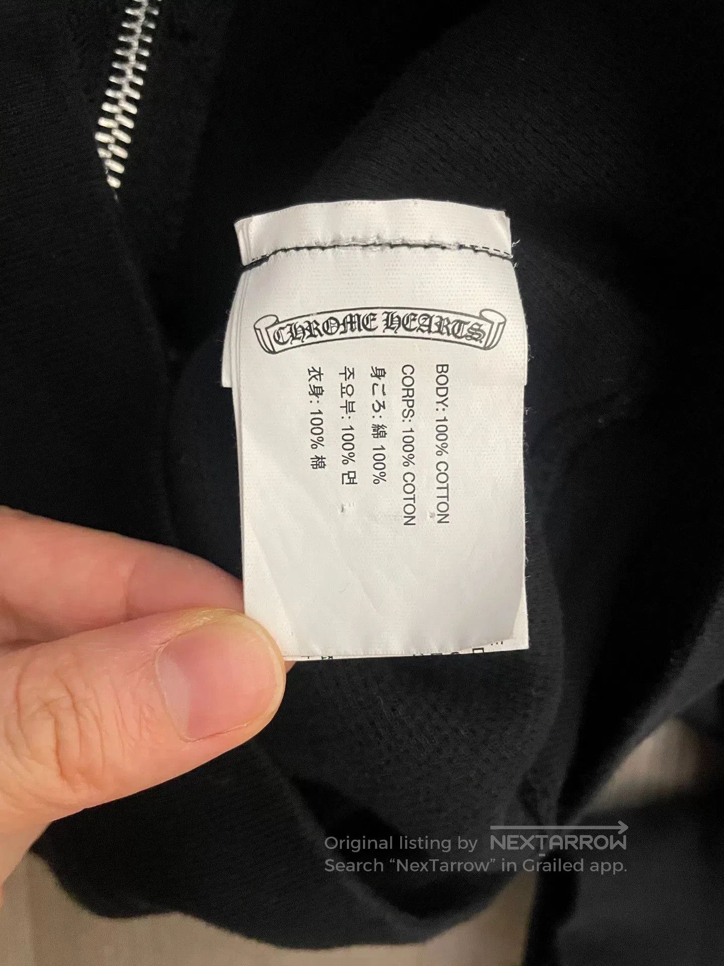 Chrome Hearts Chrome Hearts Bella Collaborative Black Cropped Hoodie. Size US XS / EU 42 / 0 - 6 Thumbnail