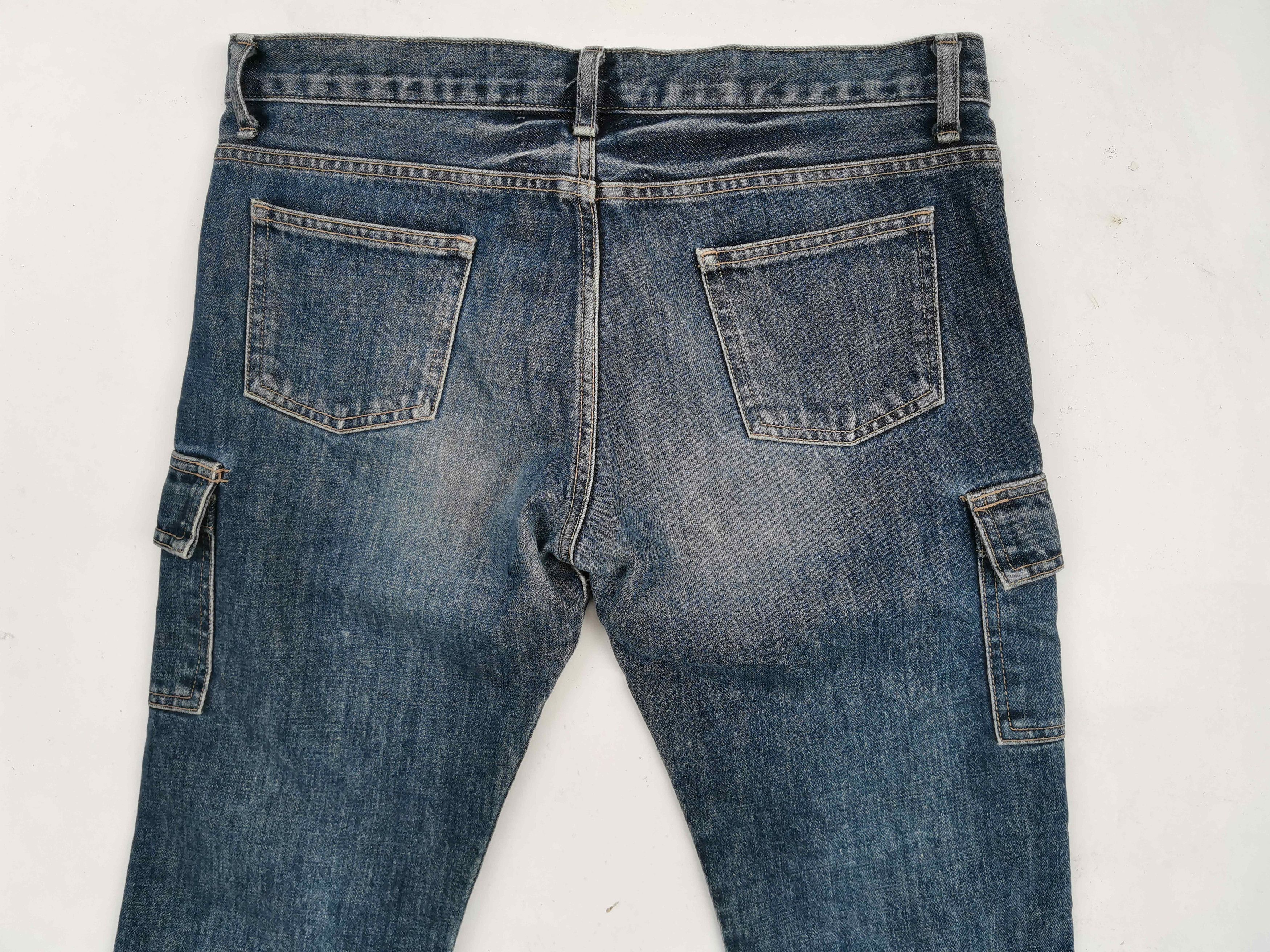 Japanese Brand International World Jeans Tactical Cargo Multipocket Pants Size US 33 - 7 Thumbnail