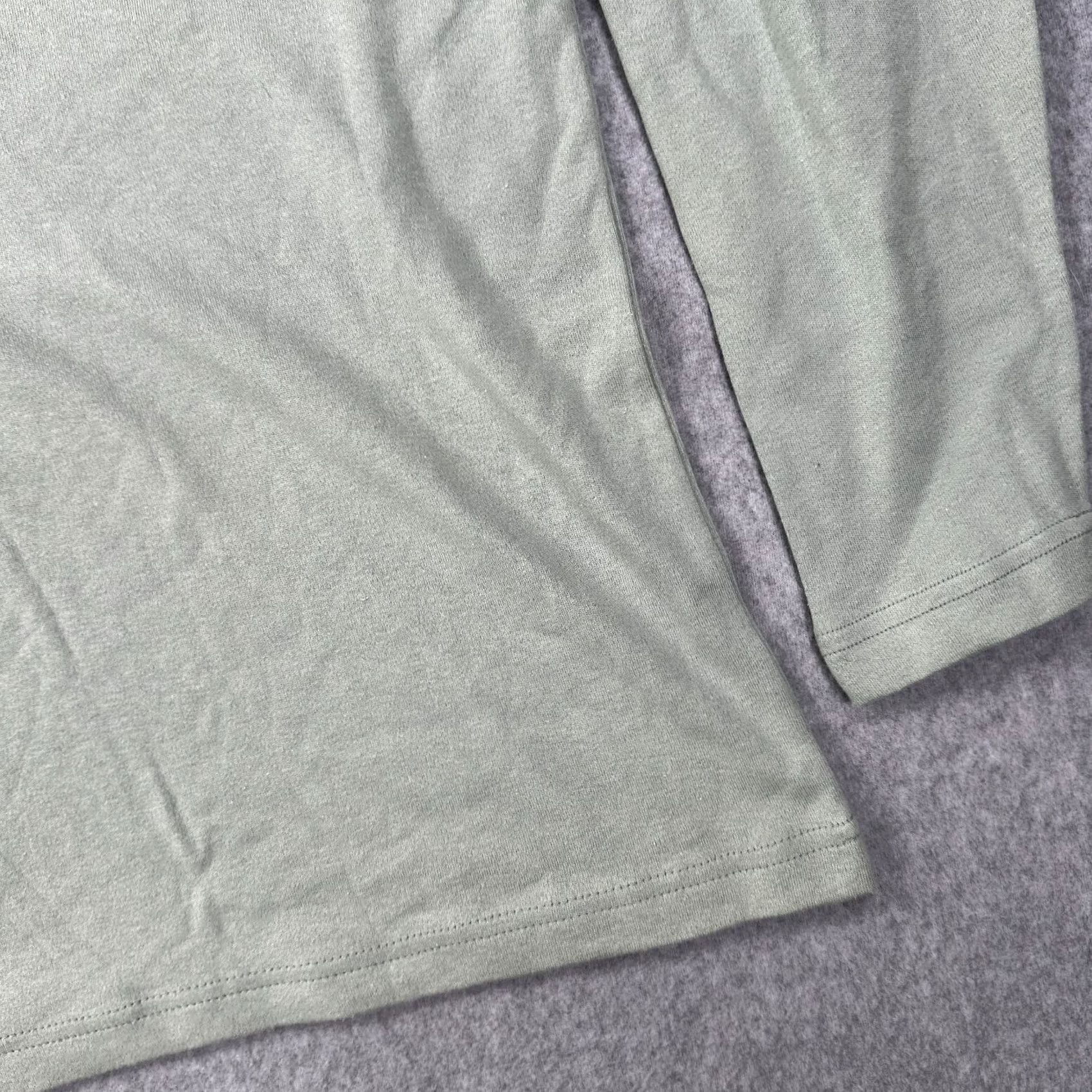 Vintage Venezia Green Women's 14/16 Mock Neck Pullover Sweater Long Sleeve Knit Cotton Solid New Size XL / US 12-14 / IT 48-50 - 7 Thumbnail