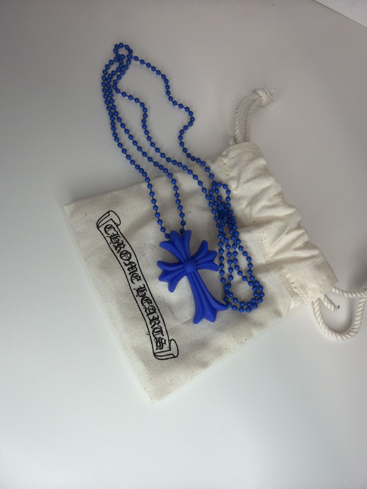 Chrome Hearts Chrome Hearts Blue Silicone Cross Size ONE SIZE - 3 Thumbnail