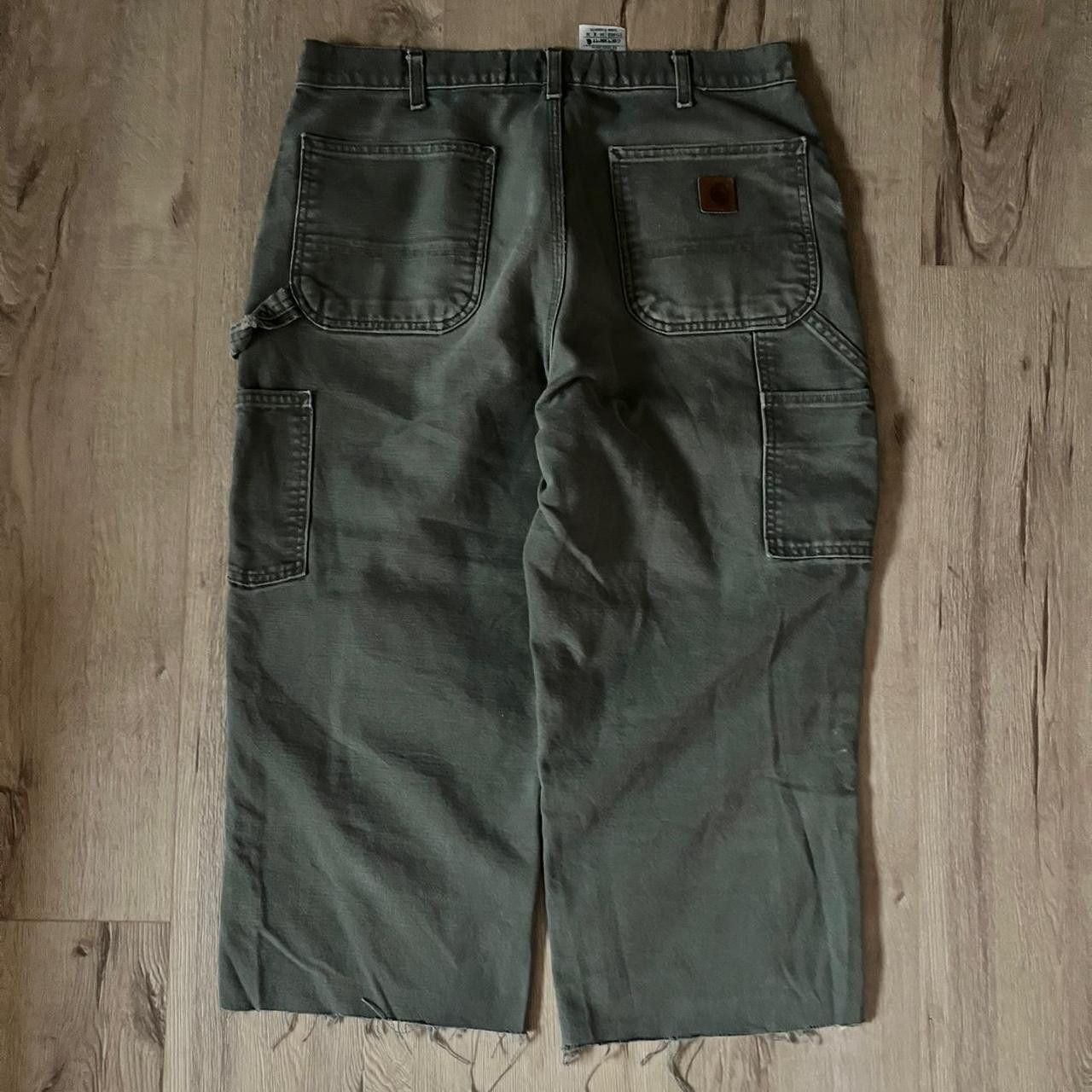 Carhartt Green Moss Canvas Carhartt pants Size US 34 / EU 50 - 2 Thumbnail