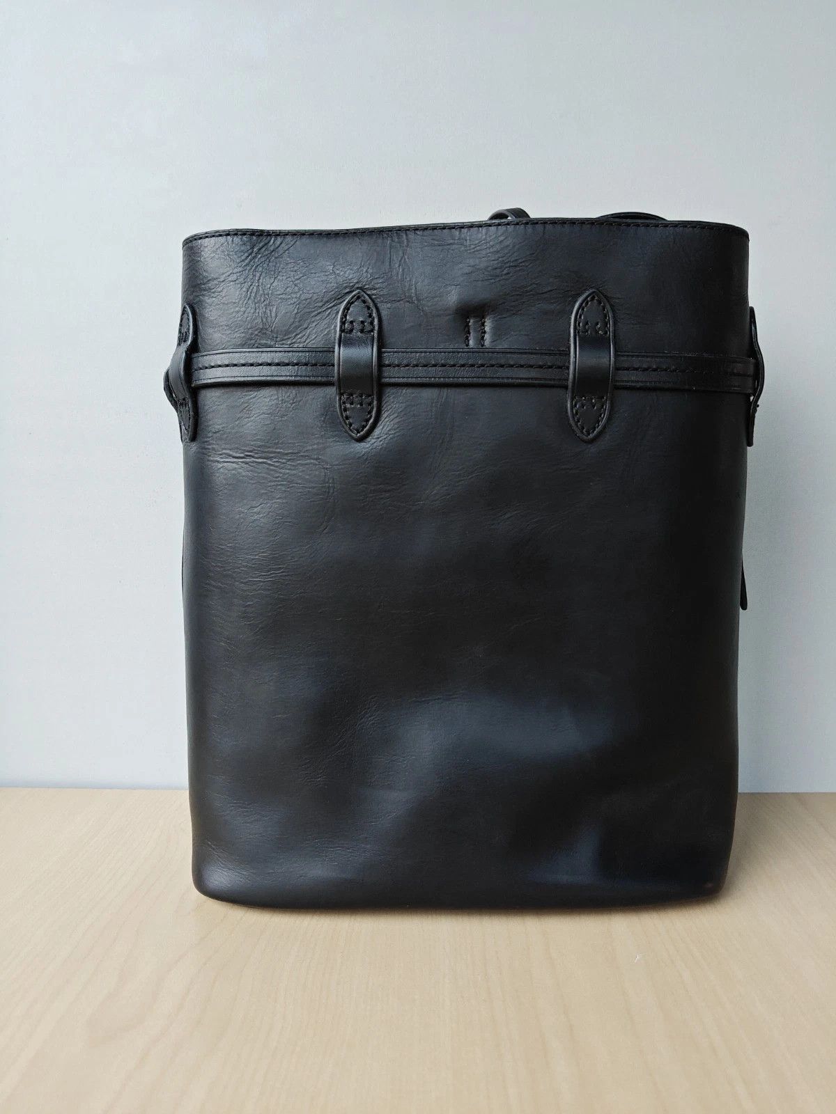 Polo Ralph Lauren Polo Ralph Lauren Bellport Leather Large Bucket Bag FTP 0008 Size ONE SIZE - 3 Thumbnail