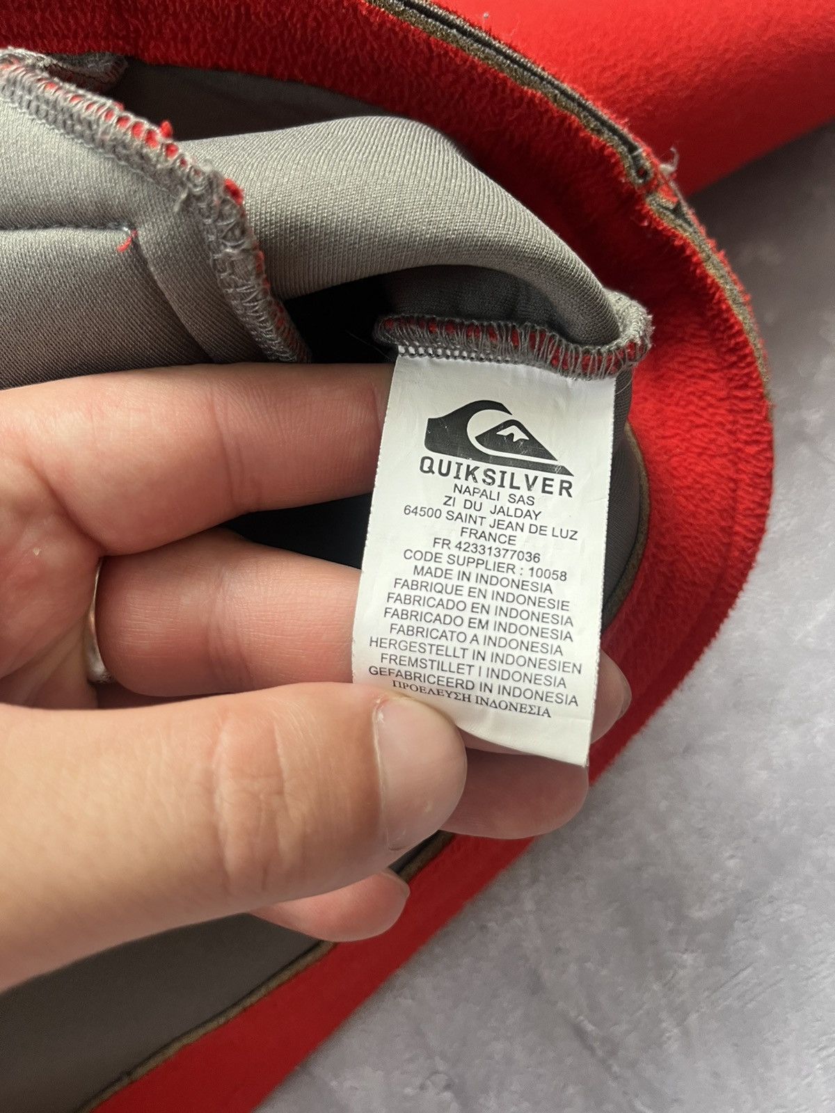 Quiksilver Vintage Quiksilver 1/4 Zip Fleece Sweatshirt Red Size 12 Size US XXS / EU 40 - 6 Thumbnail