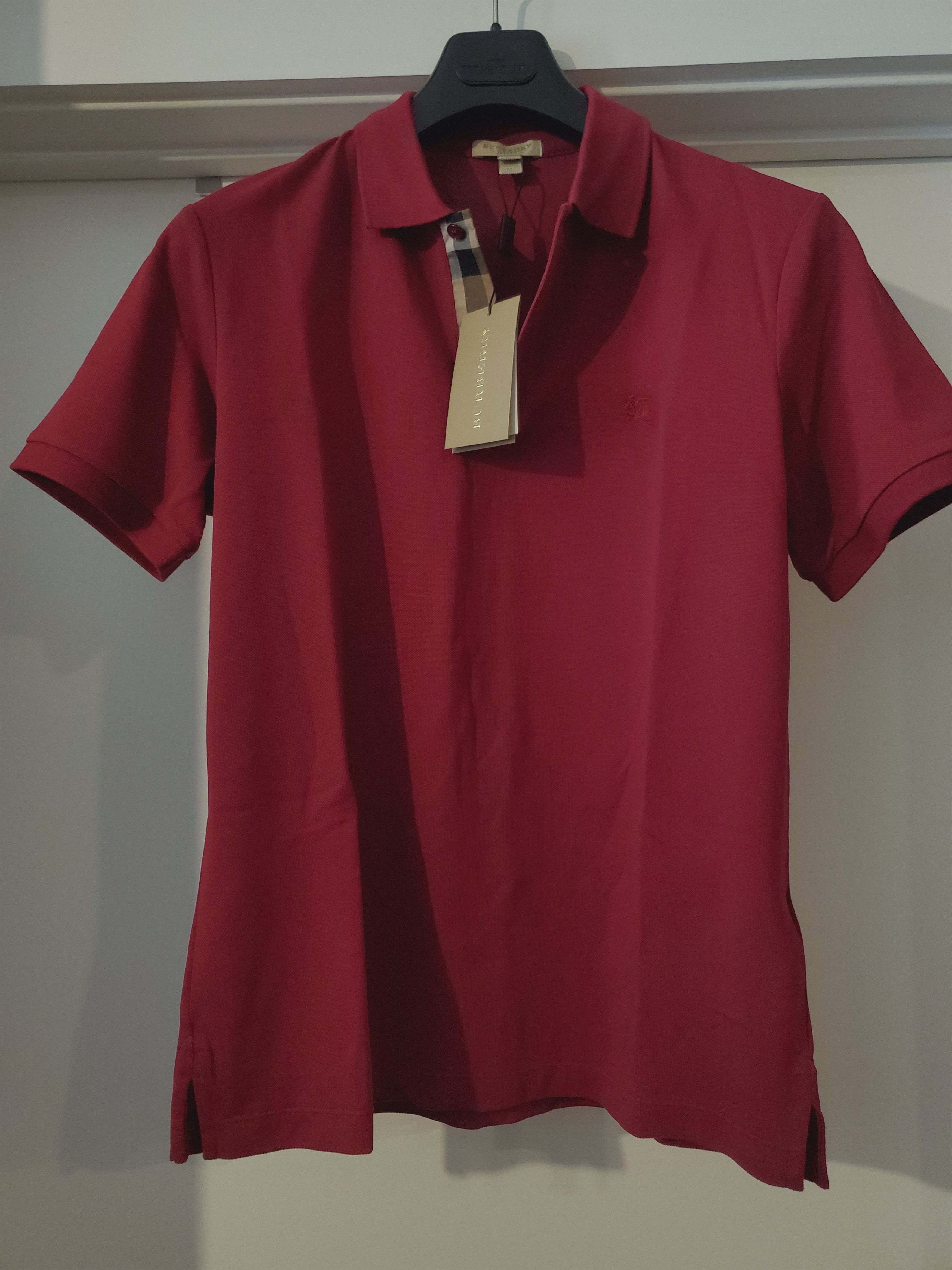 Burberry Burberry Embroidered Polo Shirt Sz M Size US M / EU 48-50 / 2 - 1 Thumbnail