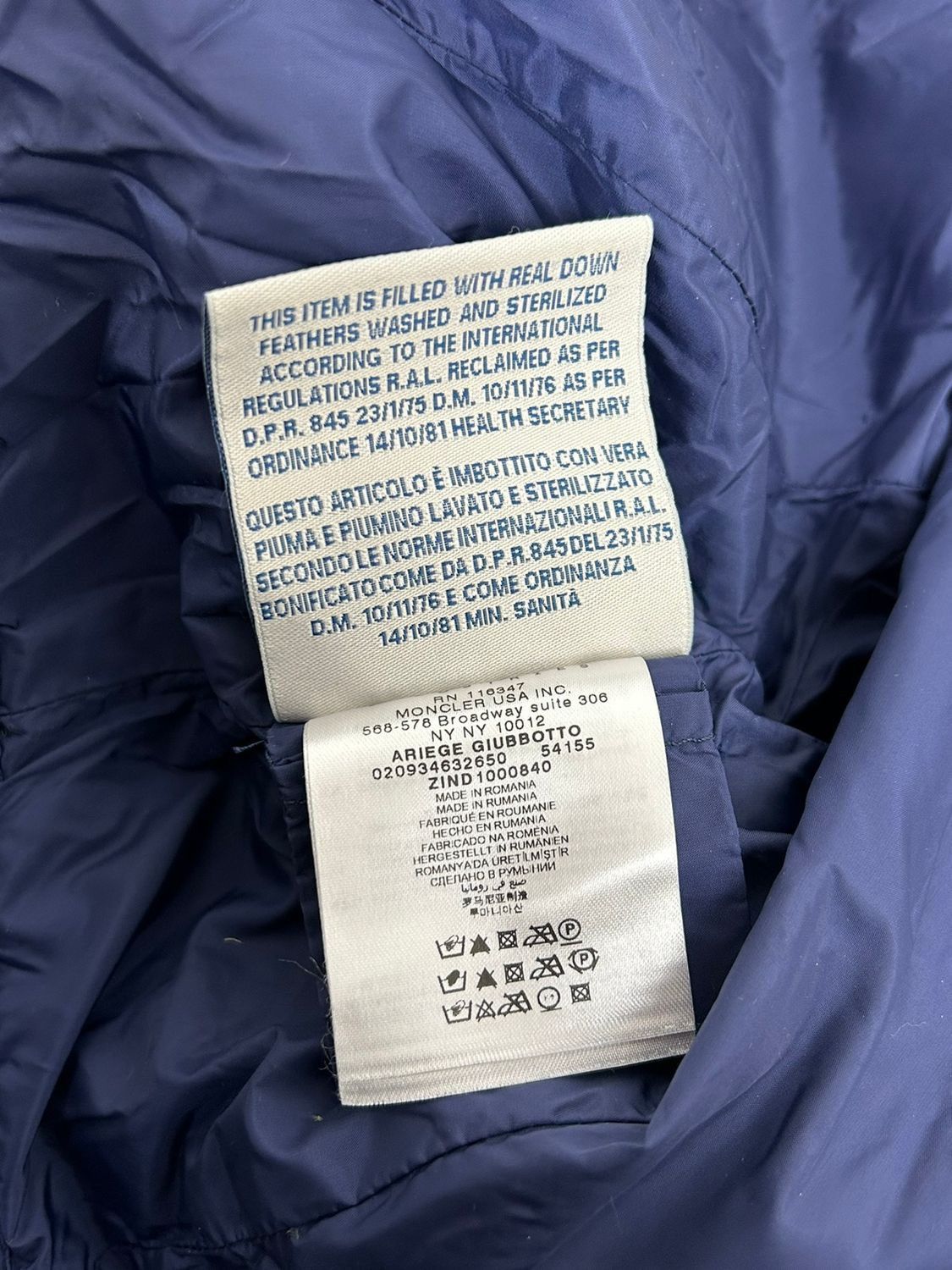 Moncler Moncler Ariege Giubbotto Puffer Down Zippered Jacket Size M / US 6-8 / IT 42-44 - 17 Thumbnail