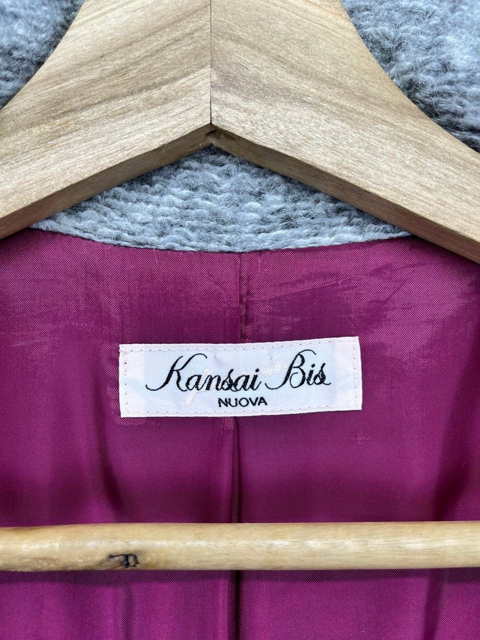 Kansai Yamamoto Vintage Kansai Yamamoto Button Up Wool Long Jacket Size M / US 6-8 / IT 42-44 - 7 Thumbnail