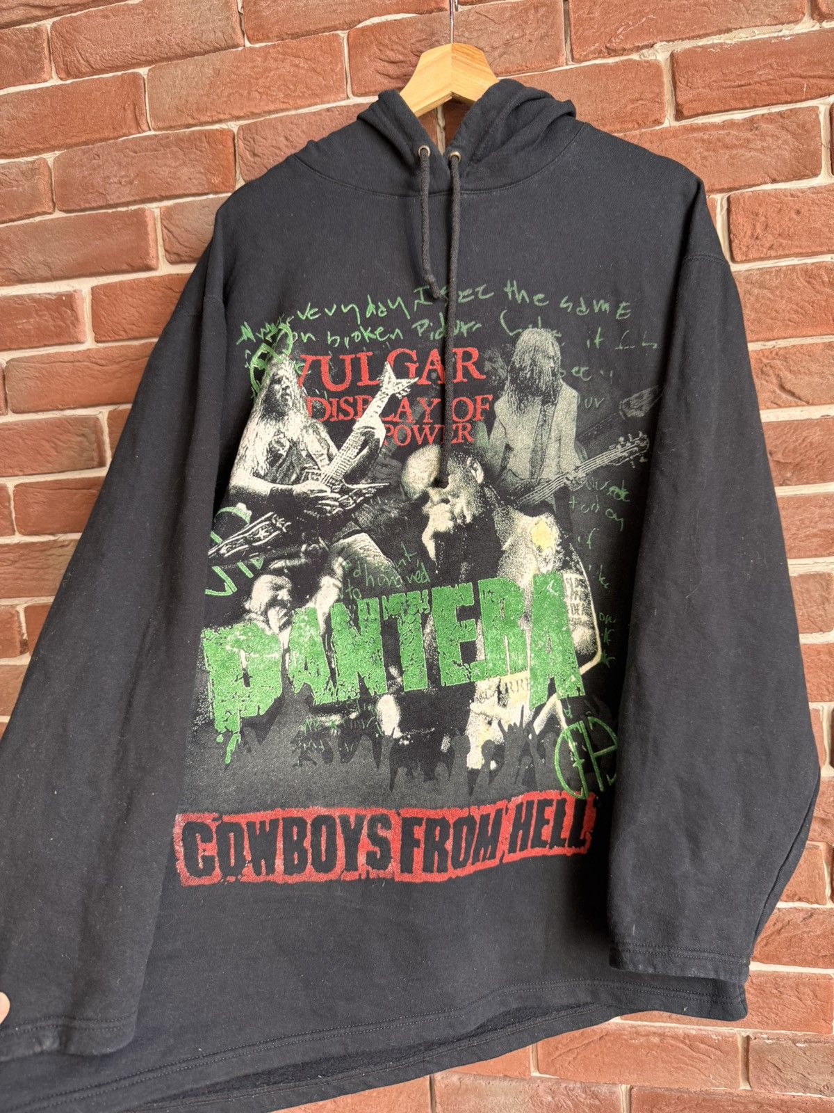 Band Tees 90s Rare Vintage Pantera Vulgar Display Metal Band Hoodie xl Size US XL / EU 56 / 4 - 6 Thumbnail