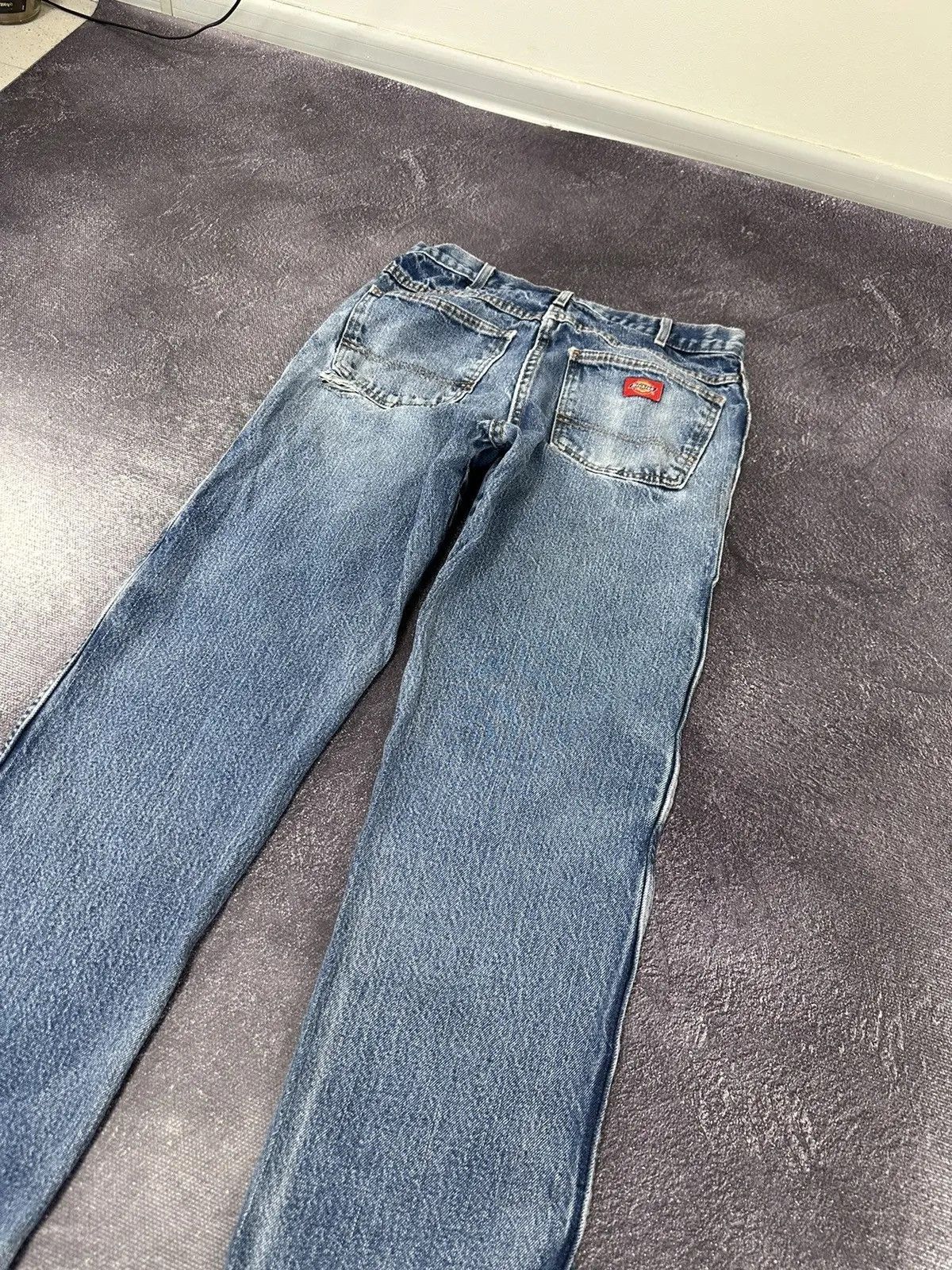 Dickies × Vintage Vintage Dickies USA Faded Blue Hype Work Denim Jeans Size US 32 / EU 48 - 4 Thumbnail