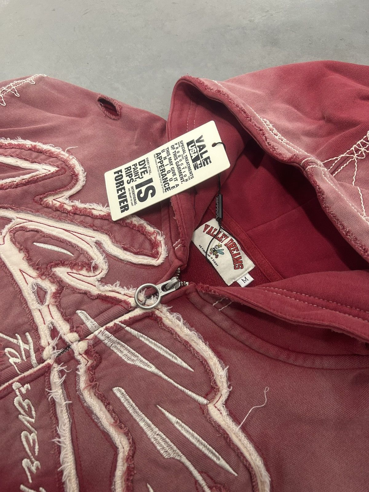 Vale Vale Forever Valley Dreams Red Religion Zip Up Hoodie Size US XL / EU 56 / 4 - 3 Thumbnail