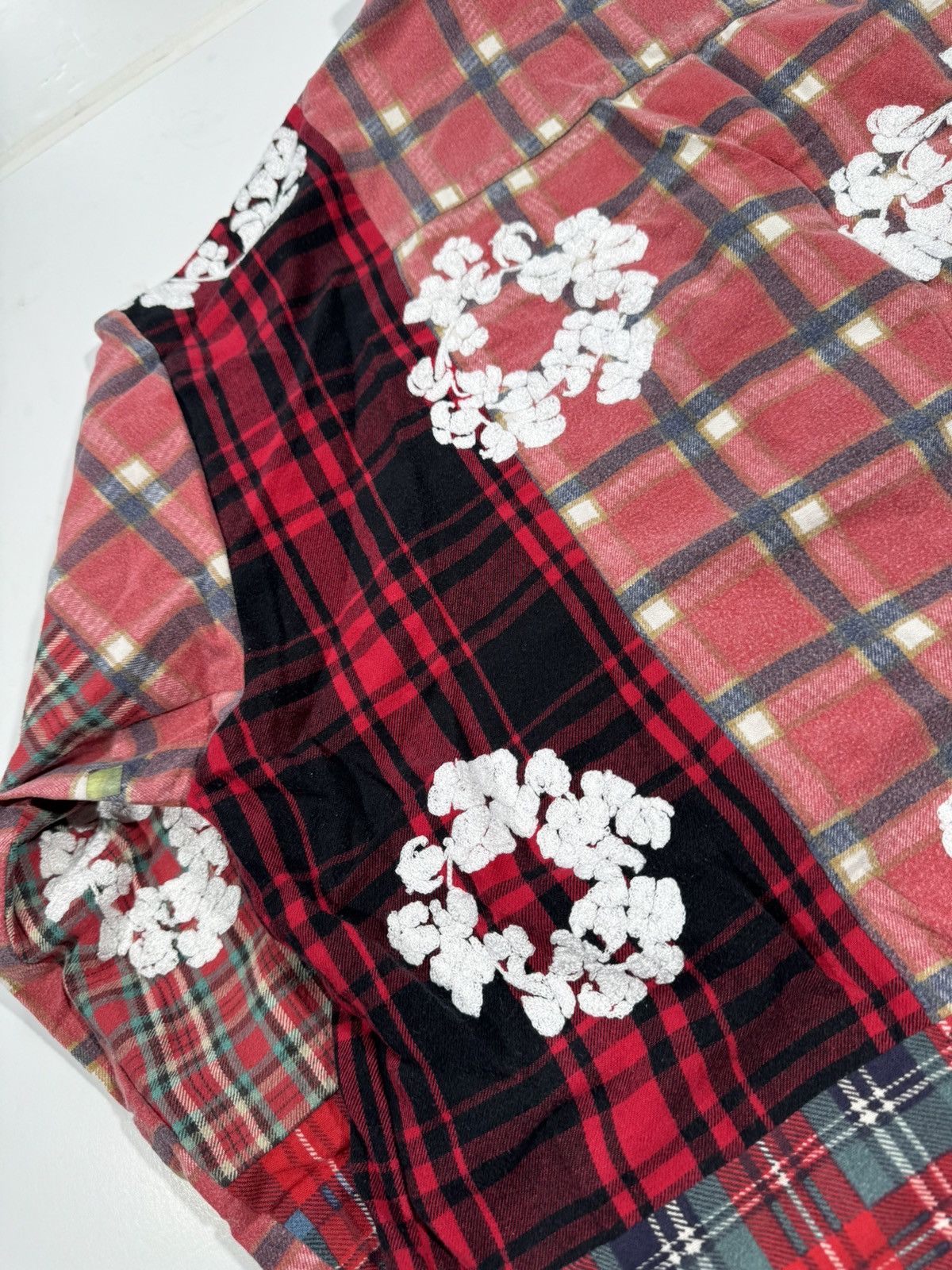DENIM TEARS × READYMADE Readymade x Denim Tears Check Long Sleeve Shirt Sz XXL Size US XXL / EU 58 / 5 - 8 Thumbnail