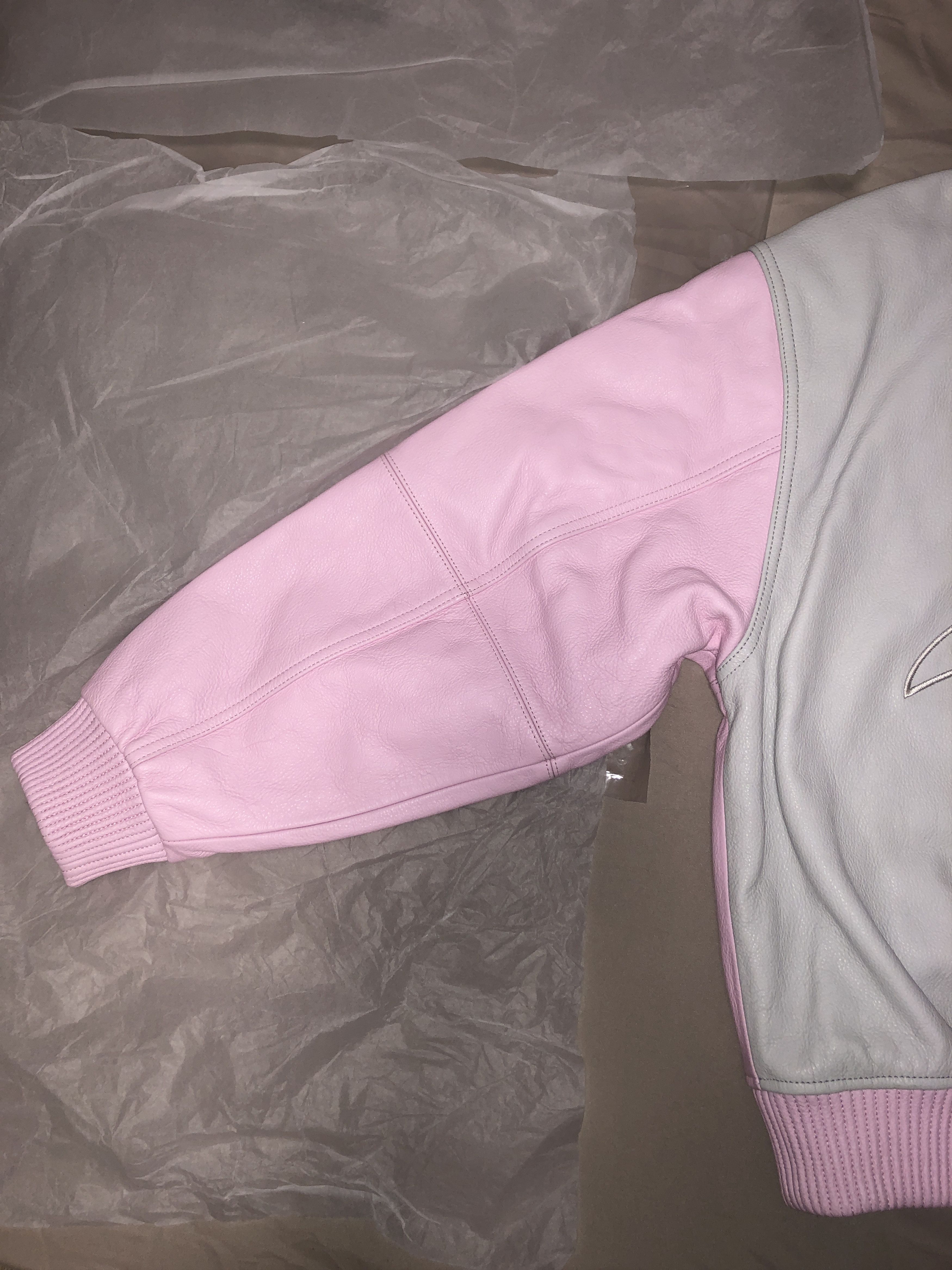 MLB × Supreme Supreme®/Chicago White Sox™ Leather Varsity Jacket Size US M / EU 48-50 / 2 - 2 Thumbnail