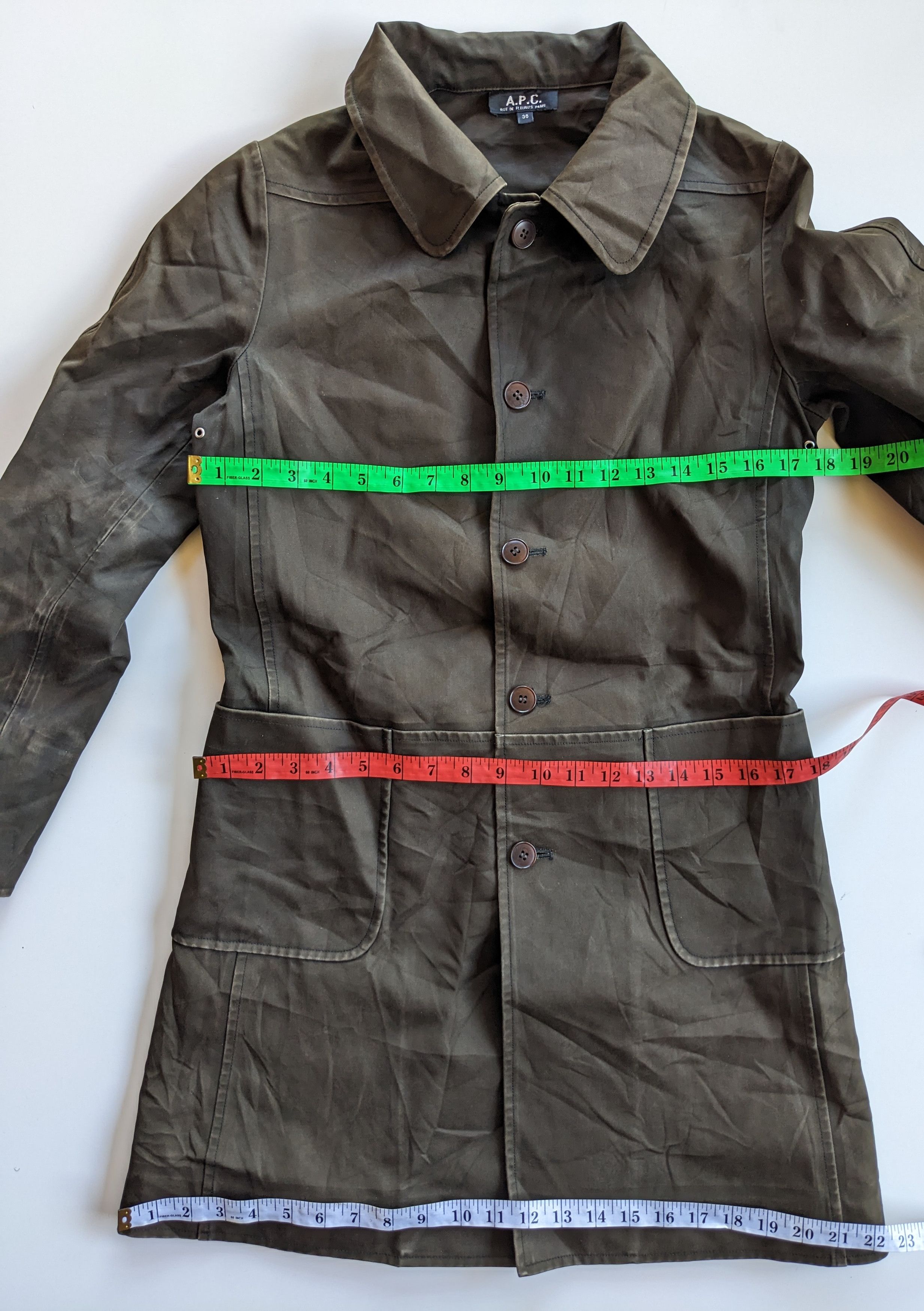 A.P.C. Vintage A.P.C waxed long jacket Size S / US 4 / IT 40 - 5 Thumbnail