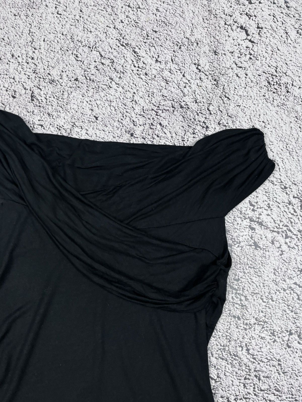 Versus Versace Vintage Y2K Gothic Versus Versace Draped Cross Neck Top Size L / US 10 / IT 46 - 6 Thumbnail