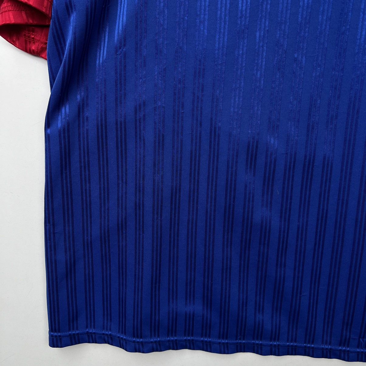 Adidas Vintage Adidas striped soccer 90s jersey shirt Size US XL / EU 56 / 4 - 16 Thumbnail