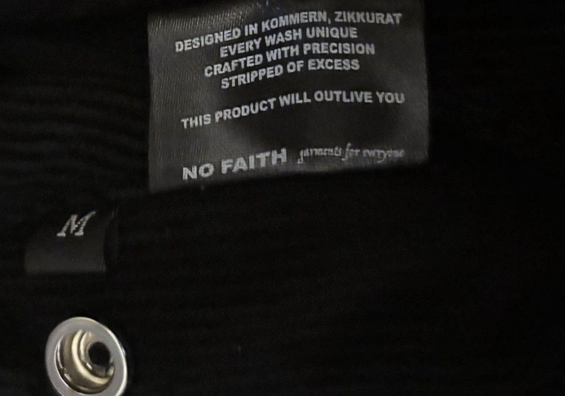 No Faith Studios No/Faith Studios Reversible ONYX Bomber Jacket Black Size US M / EU 48-50 / 2 - 9 Thumbnail