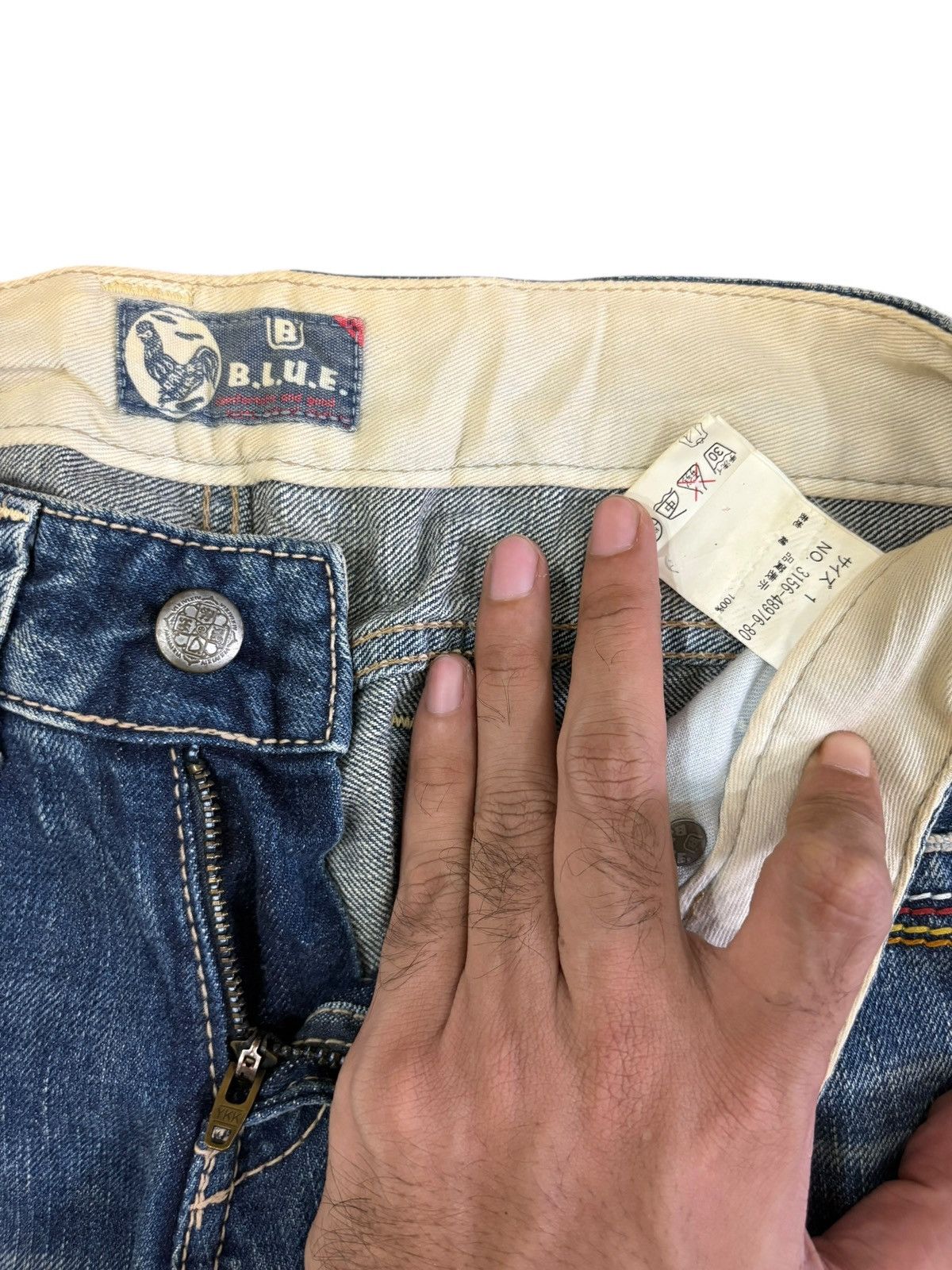 Diesel Vintage Japanese Brand Rusty Distress Low Rise Flare Jeans Size 27" / US 4 / IT 40 - 5 Thumbnail