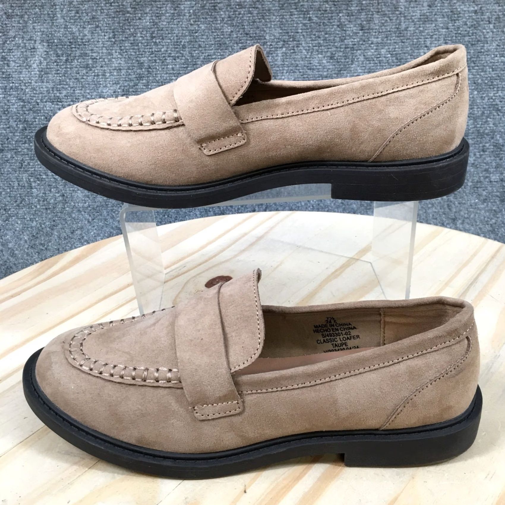 Old Navy Old Navy Shoes Womens 7.5 Classic Loafers Taupe Slip On Casual Comfort Low Top Mens Womens Boys Girls Size M / US 6-8 / IT 42-44 - 2 Thumbnail