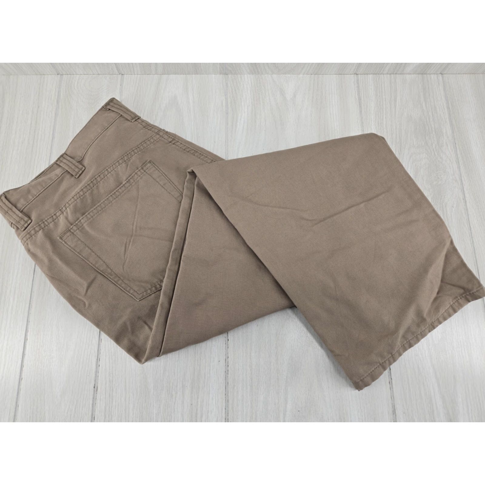The Mountain Blue Mountain Pants Mens 38 X 30 Khaki Tan Canvas Khakis Outdoor Pockets Regular Inseam 30 Mens Size US 38 / EU 54 - 4 Thumbnail