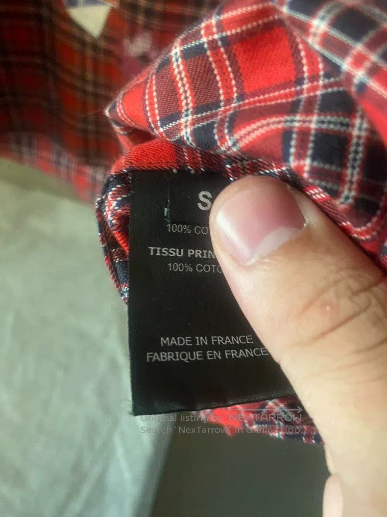 Other Vetements Zoo Sticker Red Plaid Shirt Size US S / EU 44-46 / 1 - 8 Thumbnail