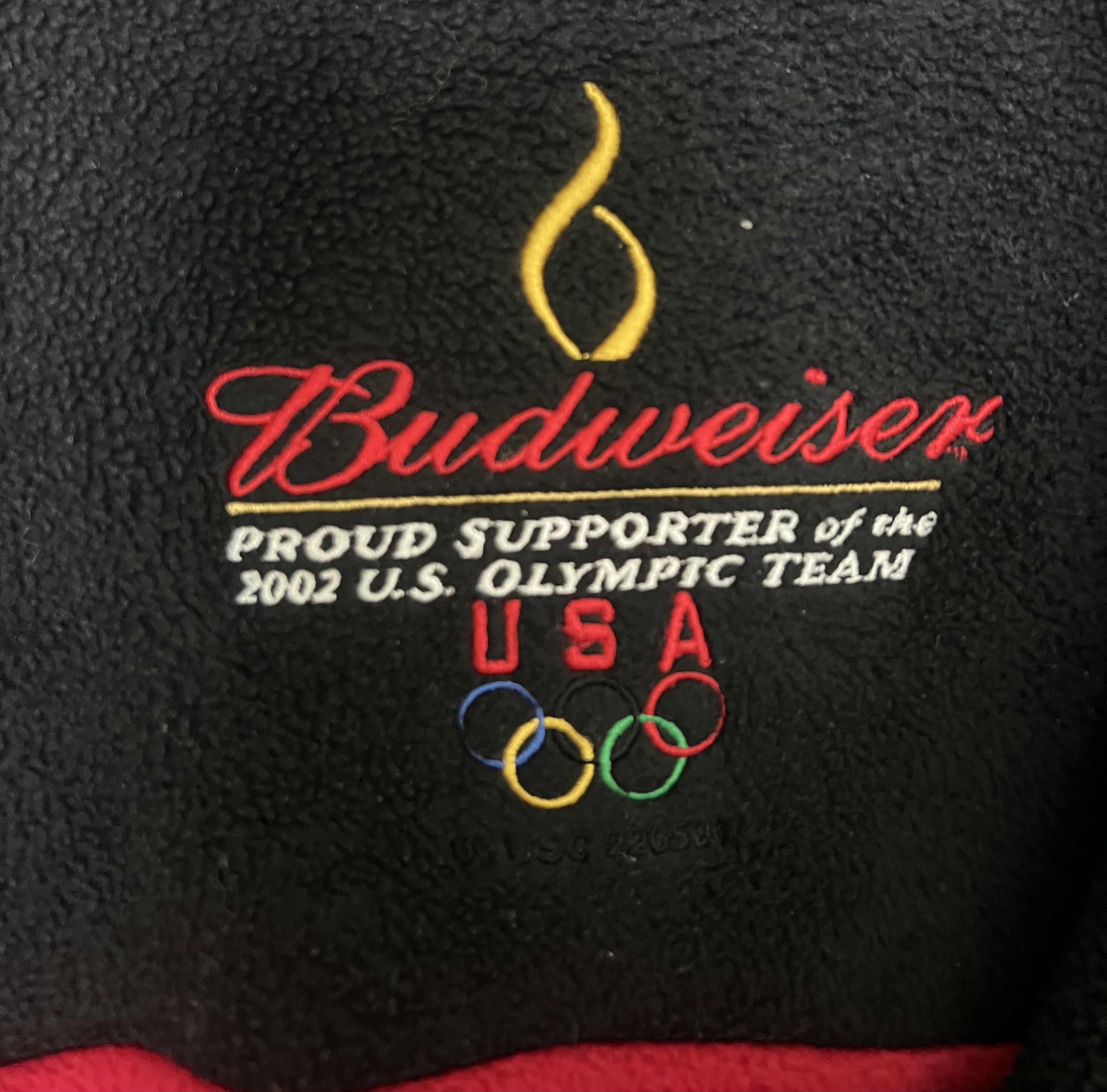Budweiser Vintage 2002 Olympics Budweiser Fleece XL Size US XL / EU 56 / 4 - 2 Thumbnail