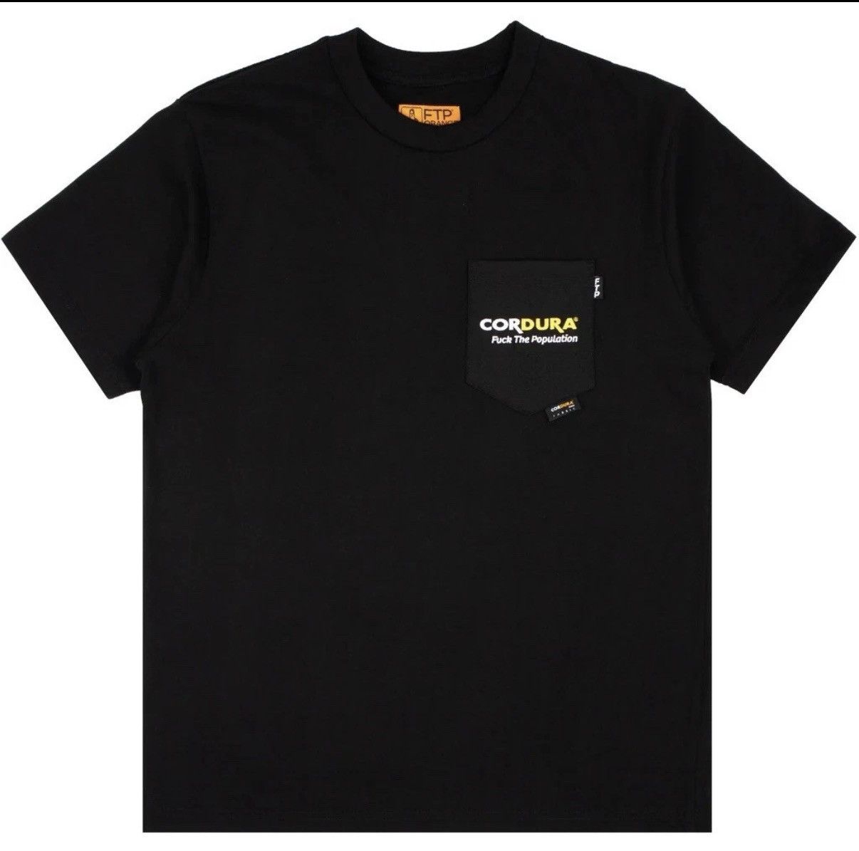Fuck The Population FTP Cordura Pocket Tee Black Size Large Size US L / EU 52-54 / 3 - 3 Thumbnail