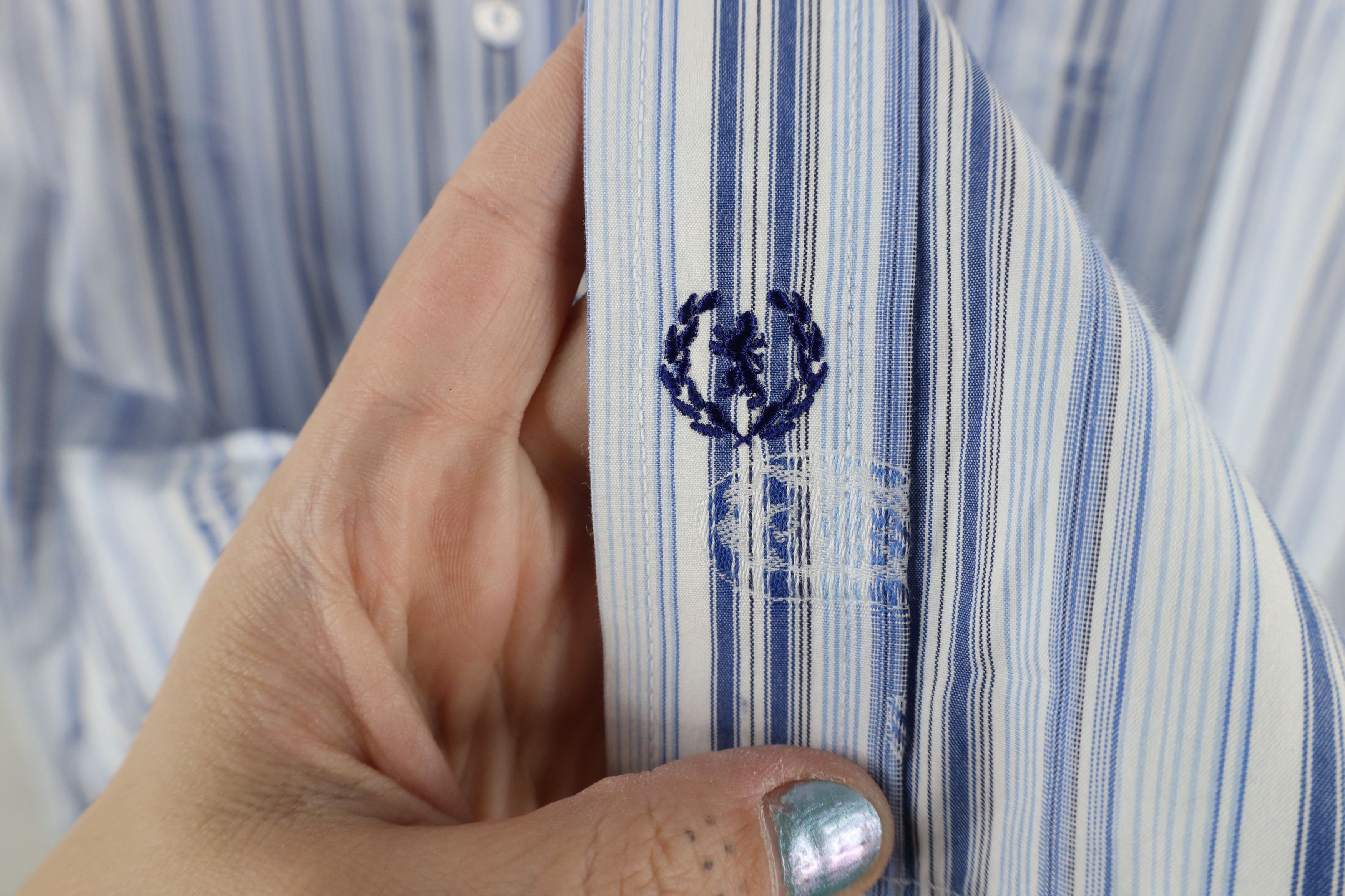 Vintage Bugatchi Uomo Paisley Flower Flip Cuff Collared Button Shirt Size US M / EU 48-50 / 2 - 6 Thumbnail