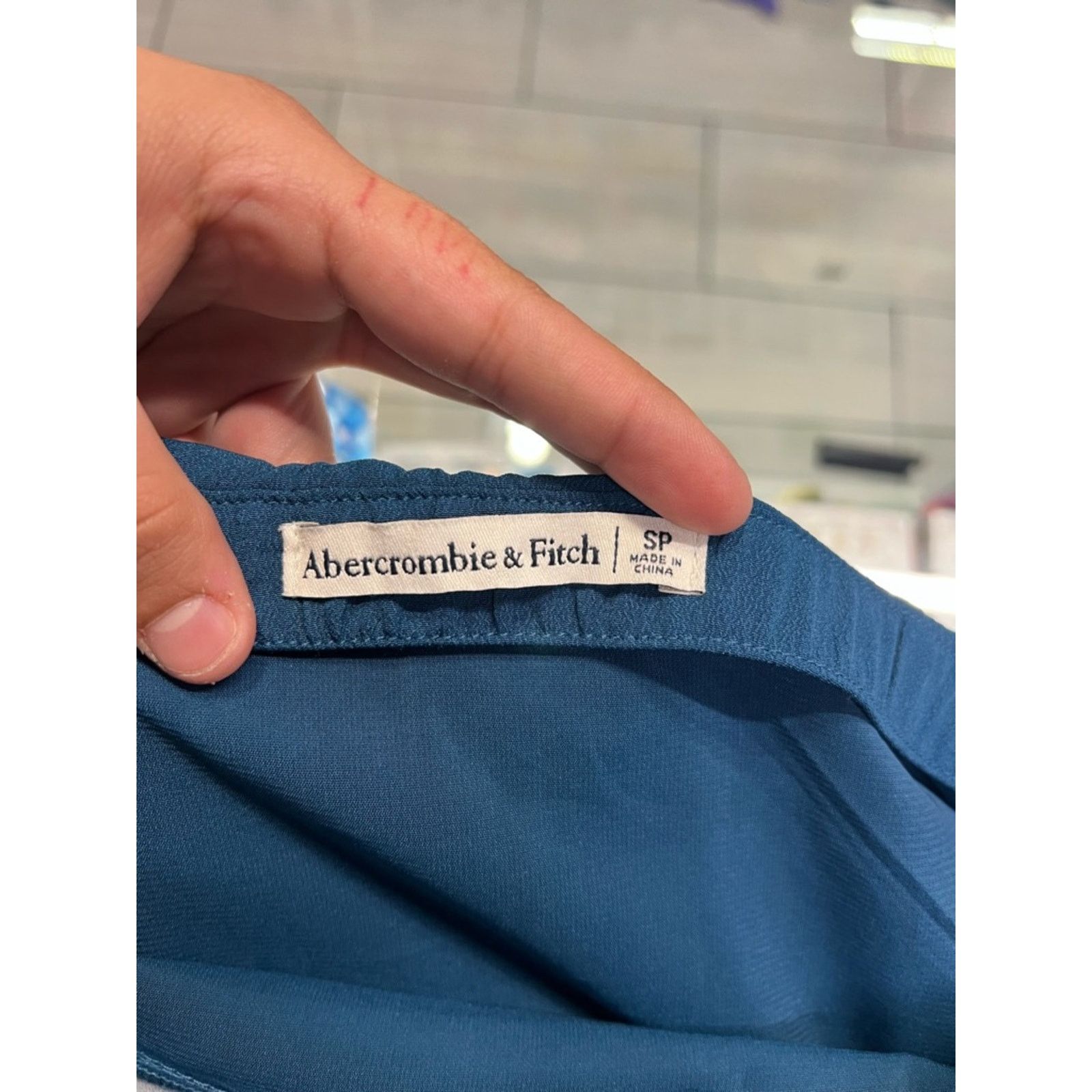Abercrombie & Fitch Abercrombie & Fitch Teal Midi Skirt Size 28" / US 6 / IT 42 - 3 Thumbnail