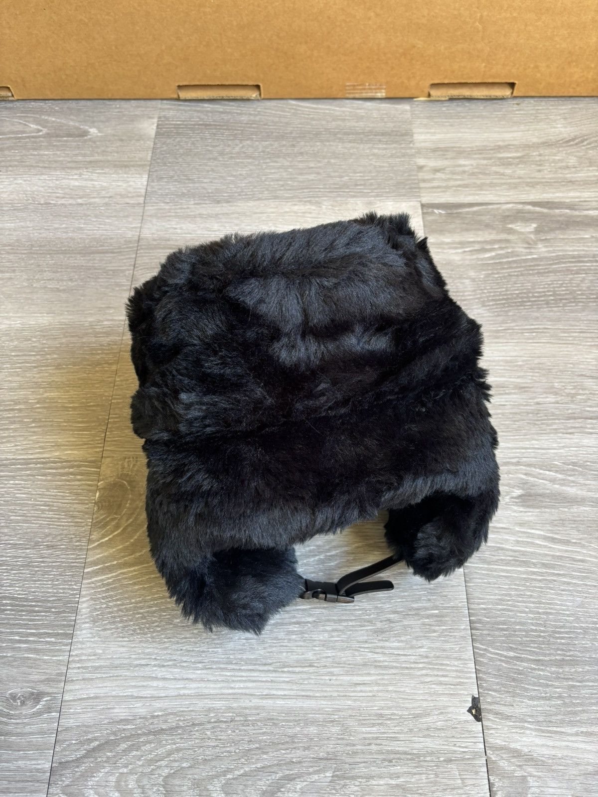 Supreme Supreme Ushanka Hat Black FW25 Size ONE SIZE - 3 Thumbnail
