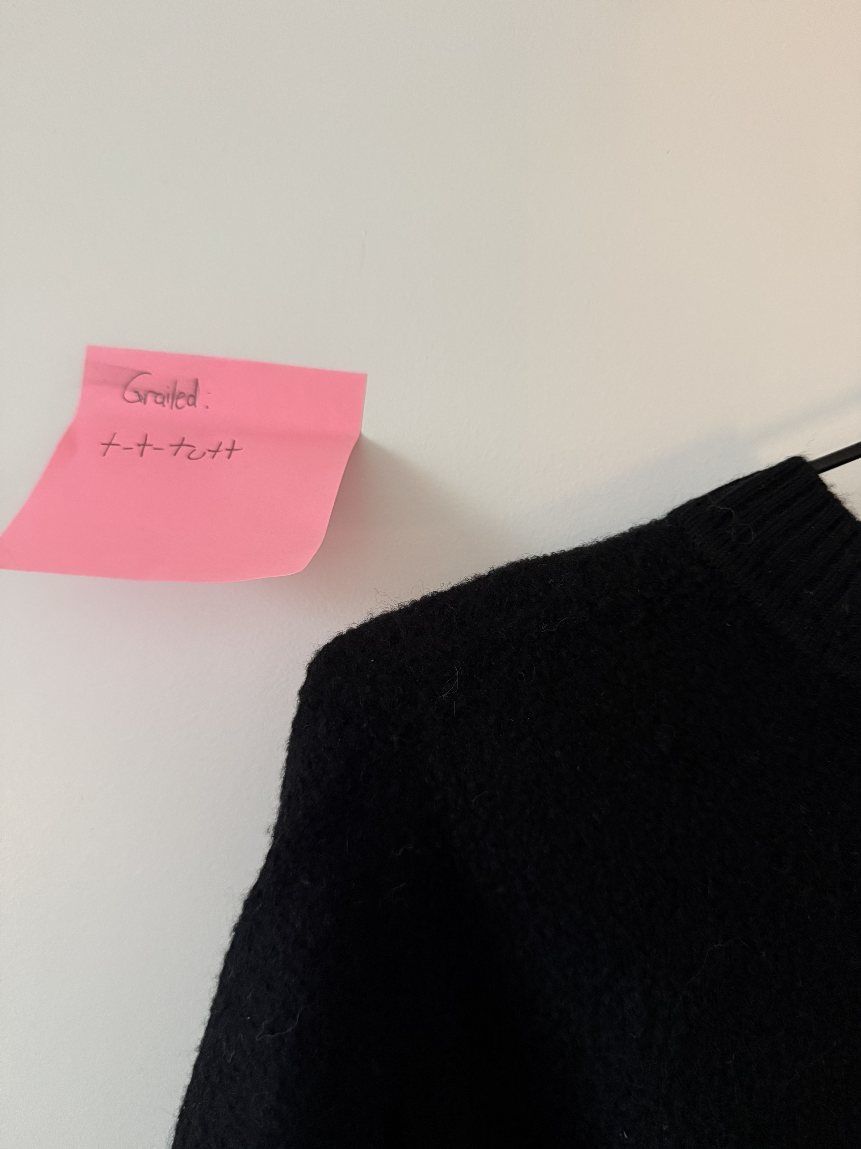 Other A PERSONAL NOTE 73 PATTERN SWEATER - BLACK Size US XL / EU 56 / 4 - 5 Thumbnail