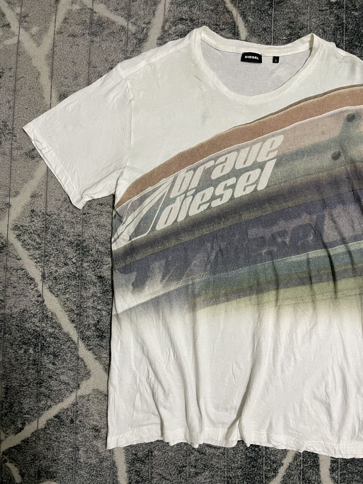 Diesel × Vintage DIESEL BRAVE TEE Size US L / EU 52-54 / 3 - 2 Thumbnail