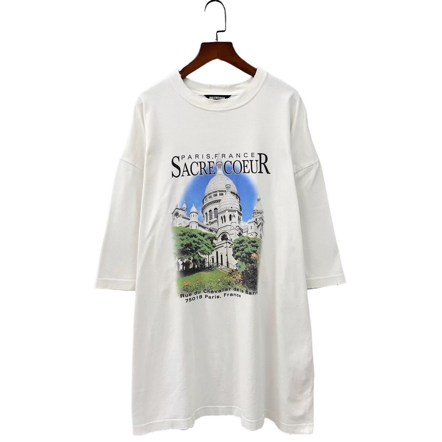 Balenciaga Balenciaga Graphic Distressed T-Shirt Size XS Size US XS / EU 42 / 0 - 1 Thumbnail