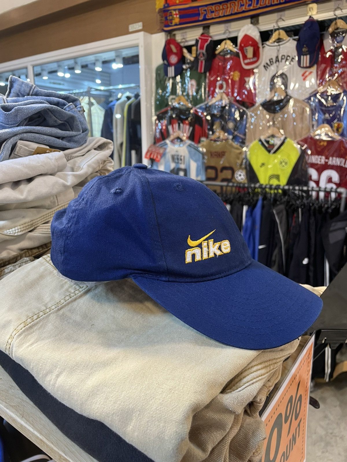 Nike Vintage Nike Spell Out Cap Size ONE SIZE - 5 Thumbnail